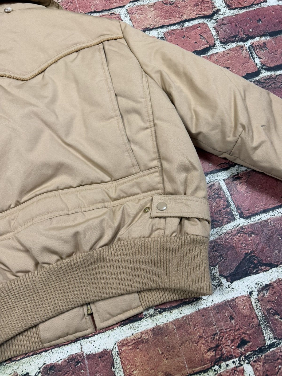 Other Vintage Ranchwear Western Style Bomber Jacket Tan Japan 70s Size US M / EU 48-50 / 2 - 10 Thumbnail