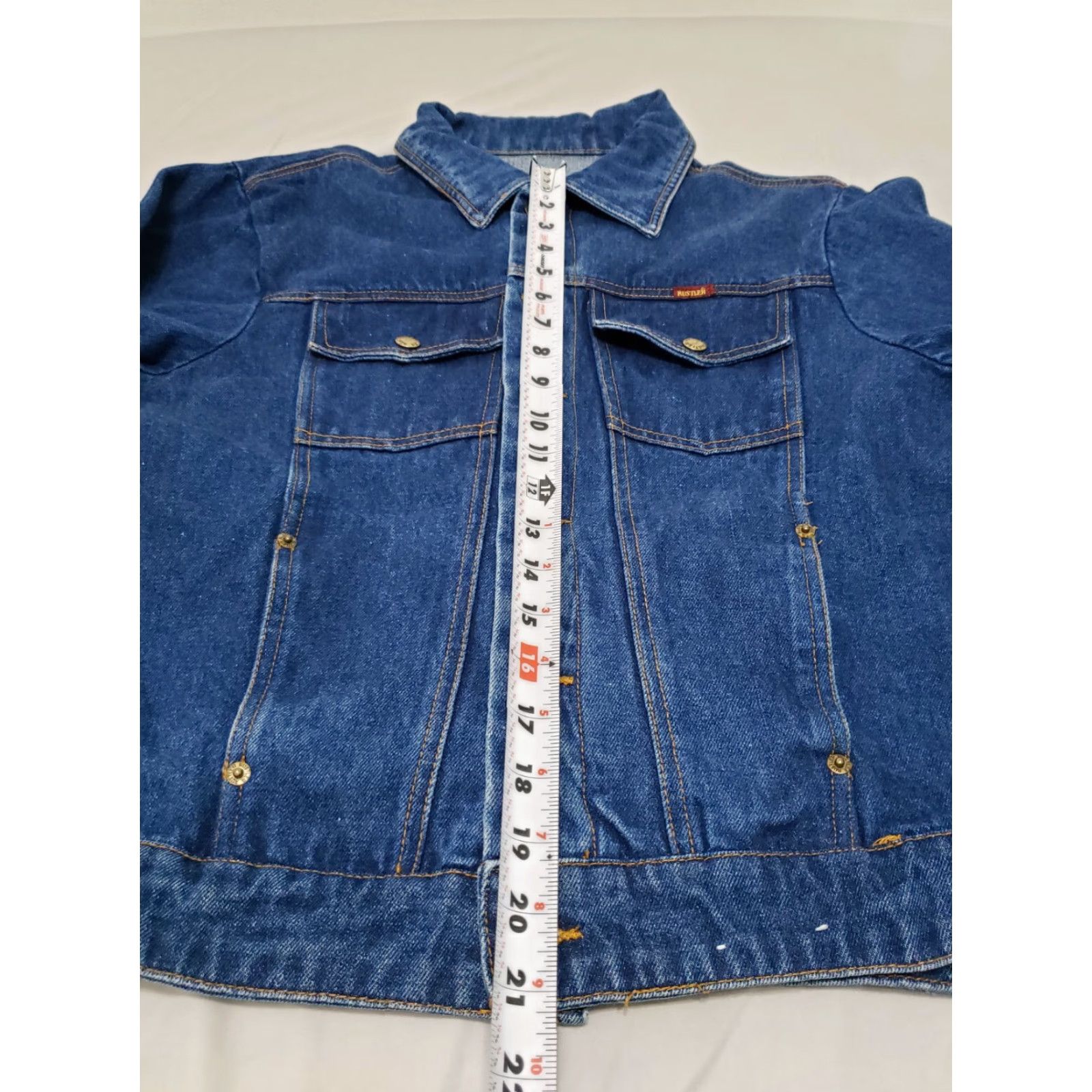 Denime Rustler Authentic Denim Trucker Jacket Womens Size L Blue Size L / US 10 / IT 46 - 5 Thumbnail
