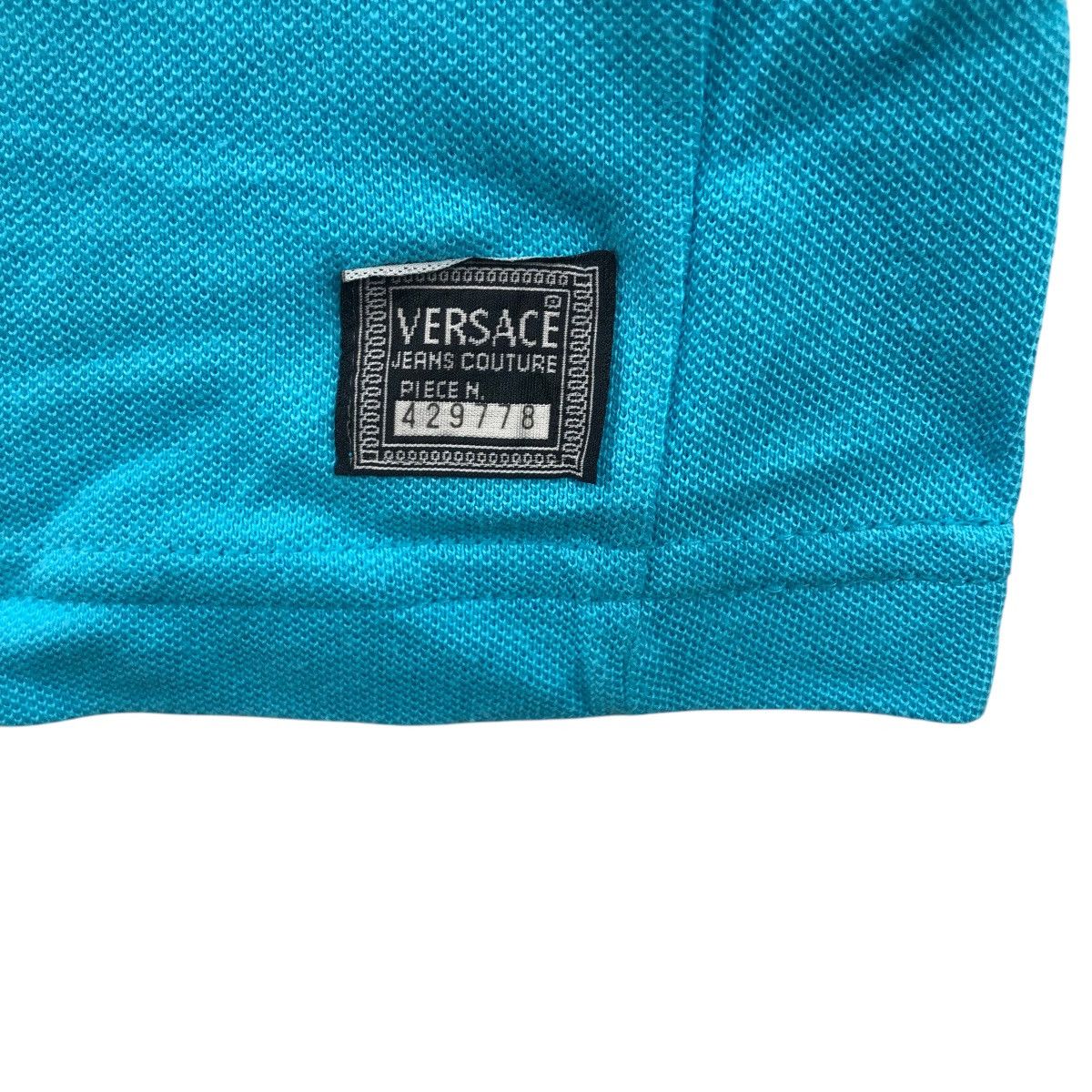 Versace × Versace Jeans Couture Vintage VERSACE Jeans Couture Collared Tee Shirt Size US L / EU 52-54 / 3 - 4 Thumbnail