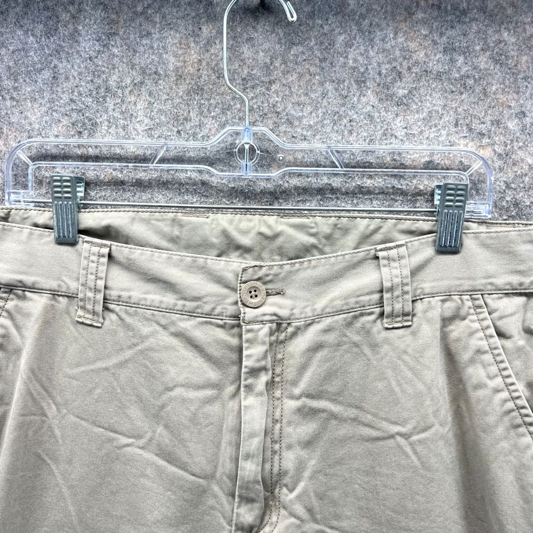 The North Face The North Face Men 36 ABLS Khaki Chino Flat Front Tan Beige Travel Hiking Pants - 36in Size US 36 / EU 52 - 6 Thumbnail