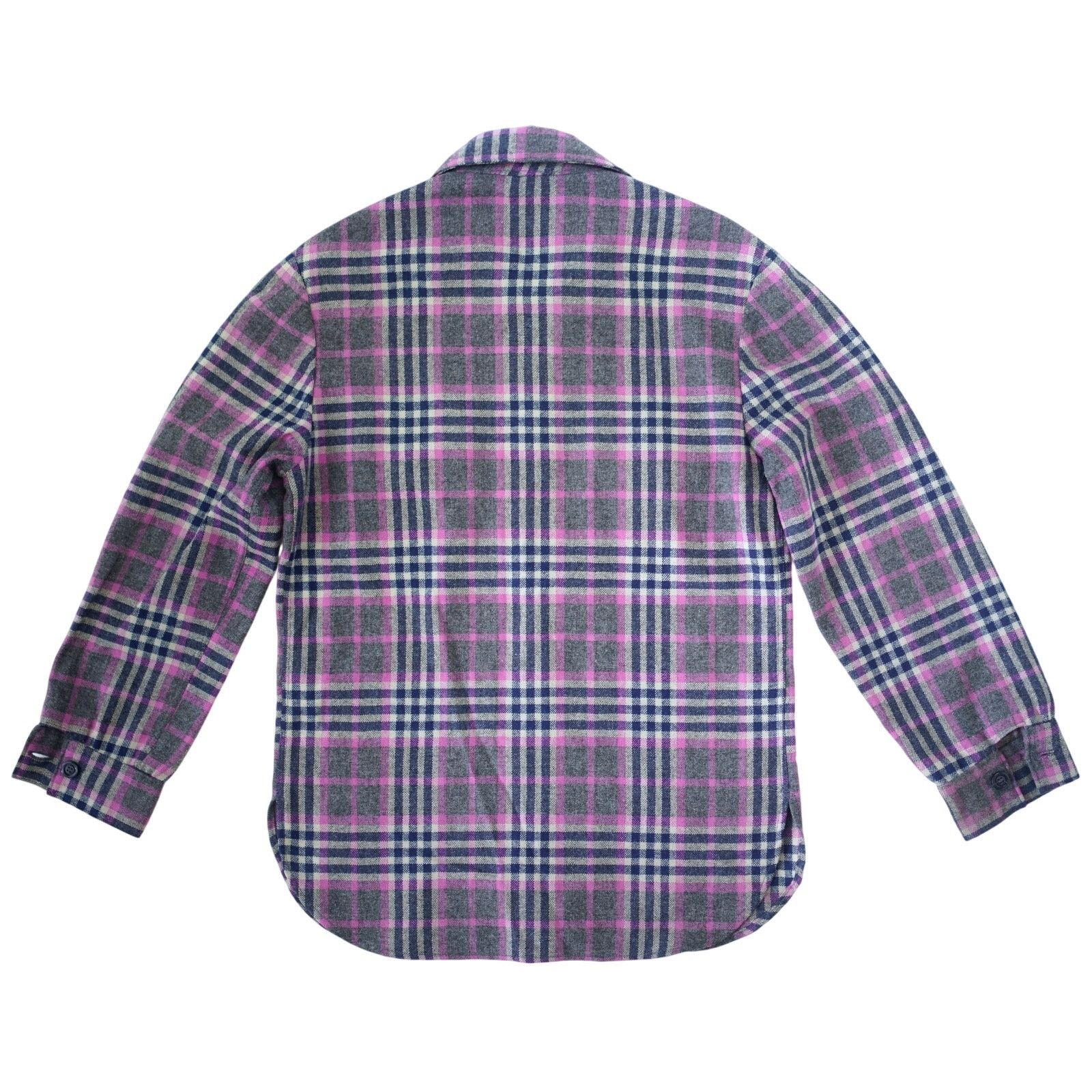 Pendleton × Vintage Vintage CPO Plaid Button Shirt Wool Men's Medium Size US M / EU 48-50 / 2 - 2 Thumbnail