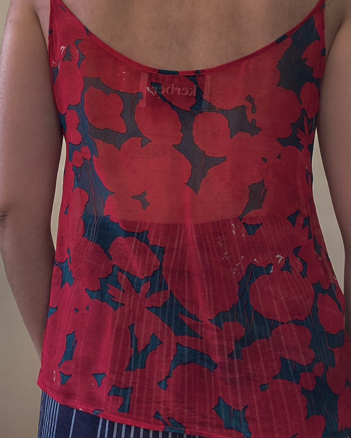 Other Preloved Kerber Silk Sheer Cami Size S / US 4 / IT 40 - 3 Thumbnail