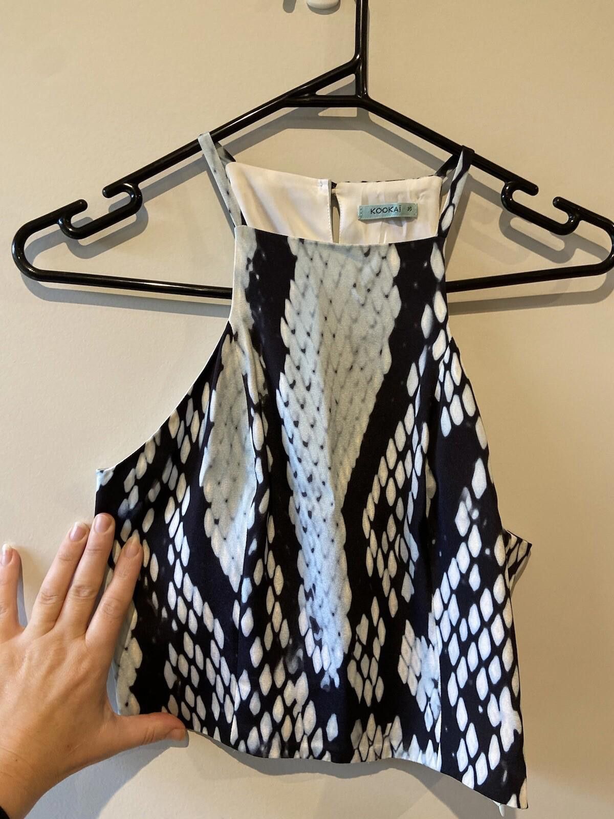 Kokaine Kookai Crop Top Stretch Singlet Size 1 / 36 - Aust 8 (003) Size S / US 4 / IT 40 - 3 Thumbnail