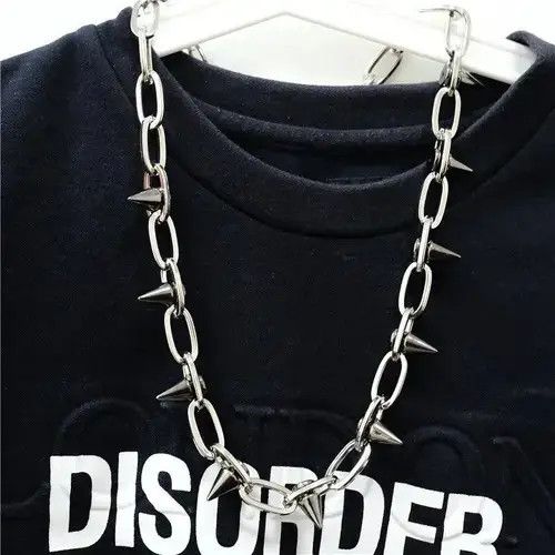 Jewelry Punk Hand Made Rivet Waist Chain Unisex Size ONE SIZE - 1 Thumbnail