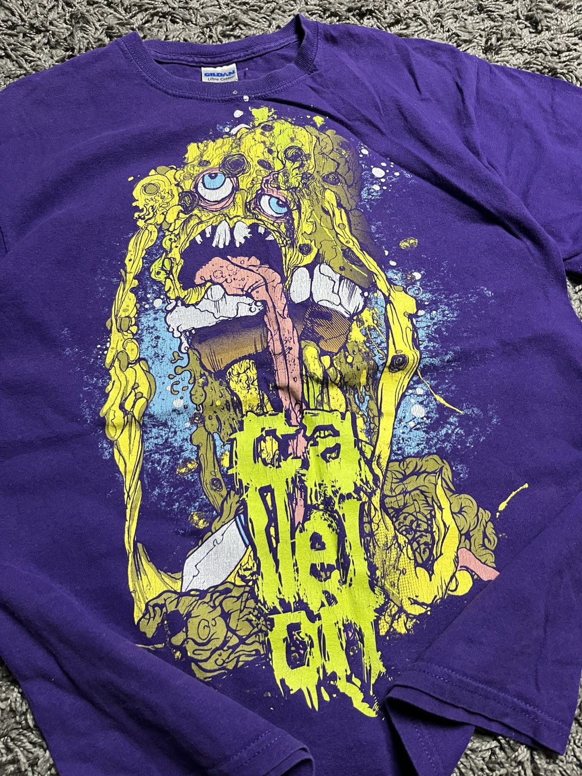 Band Tees Vtg I Set My Friends On Fire "Monster" Promo Tee Purple Size US M / EU 48-50 / 2 - 3 Thumbnail