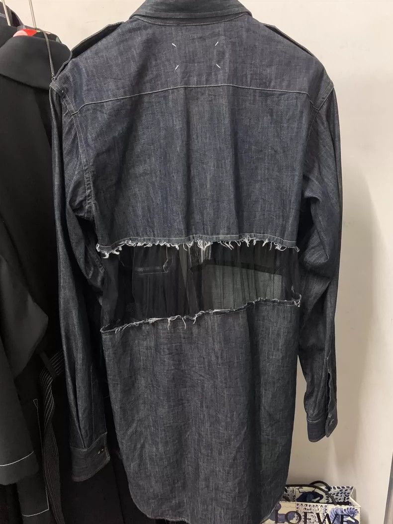 Maison Margiela Maison Margiela Mesh stitching denim jacket 2501-Nextarrow Size US S / EU 44-46 / 1 - 2 Thumbnail