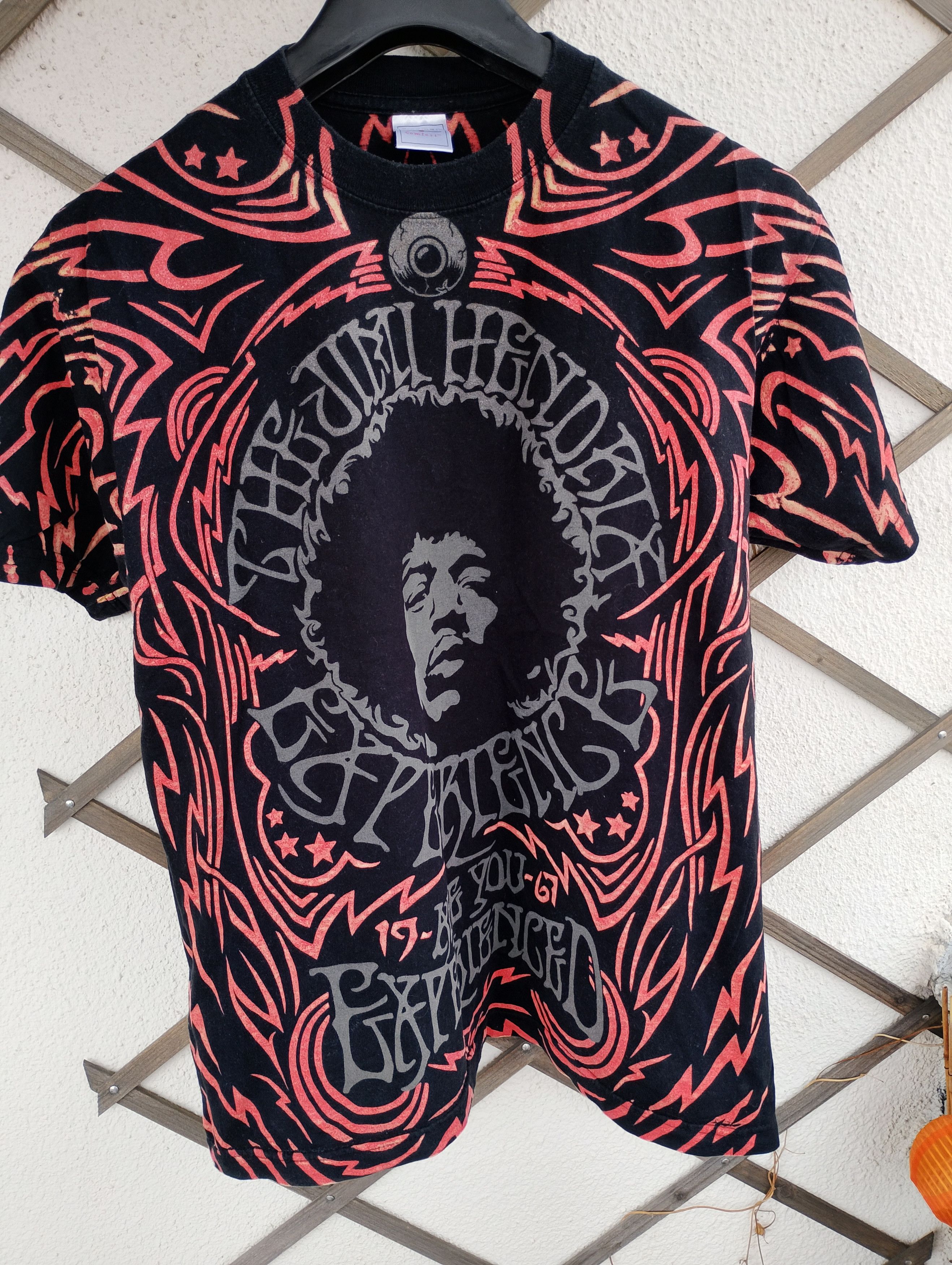 Band Tees Jimi Hendrix Are You Experienced AOP poster t-shirt. Size US M / EU 48-50 / 2 - 4 Thumbnail