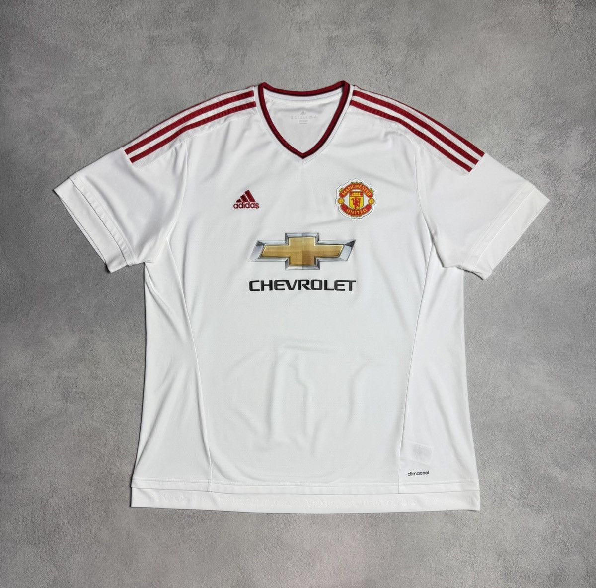 Adidas Manchester United 2015 2016 Away Shirt Soccer Jersey Adidas Size US XXL / EU 58 / 5 - 1 Thumbnail