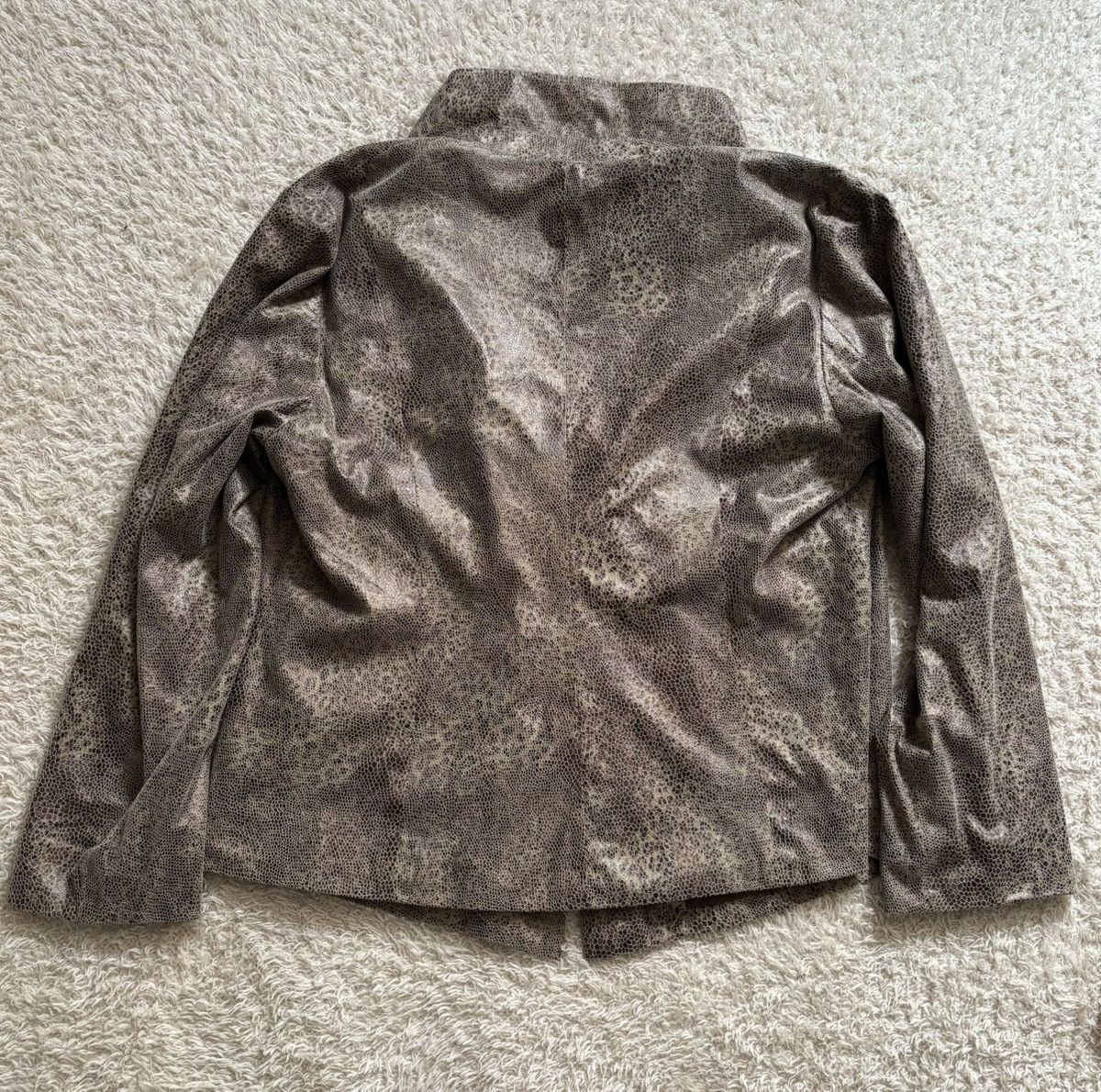 Chicos Chico’s brown blazer snake print size 2/L Size L / US 10 / IT 46 - 2 Thumbnail