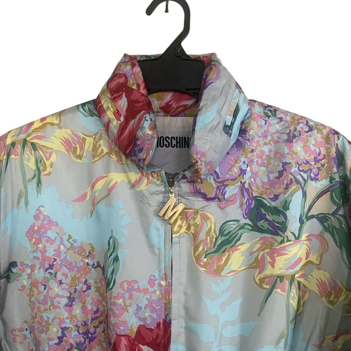 Moschino VINTAGE Moschino Floral Jacket Size S / US 4 / IT 40 - 4 Thumbnail