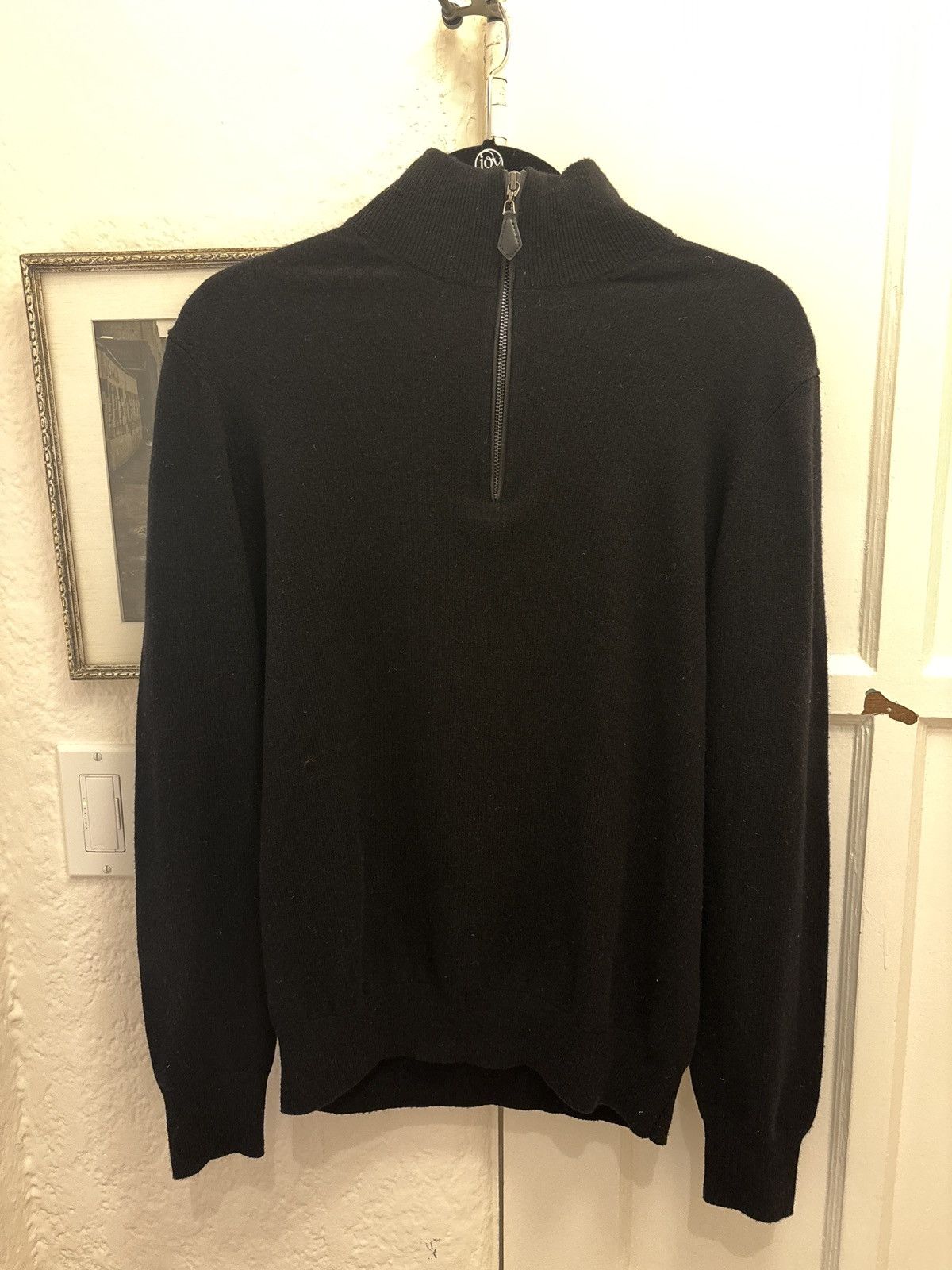 Neiman Marcus Neiman Marcus Cashmere Quarter-Zip Pullover Sweater Size US M / EU 48-50 / 2 - 1 Thumbnail