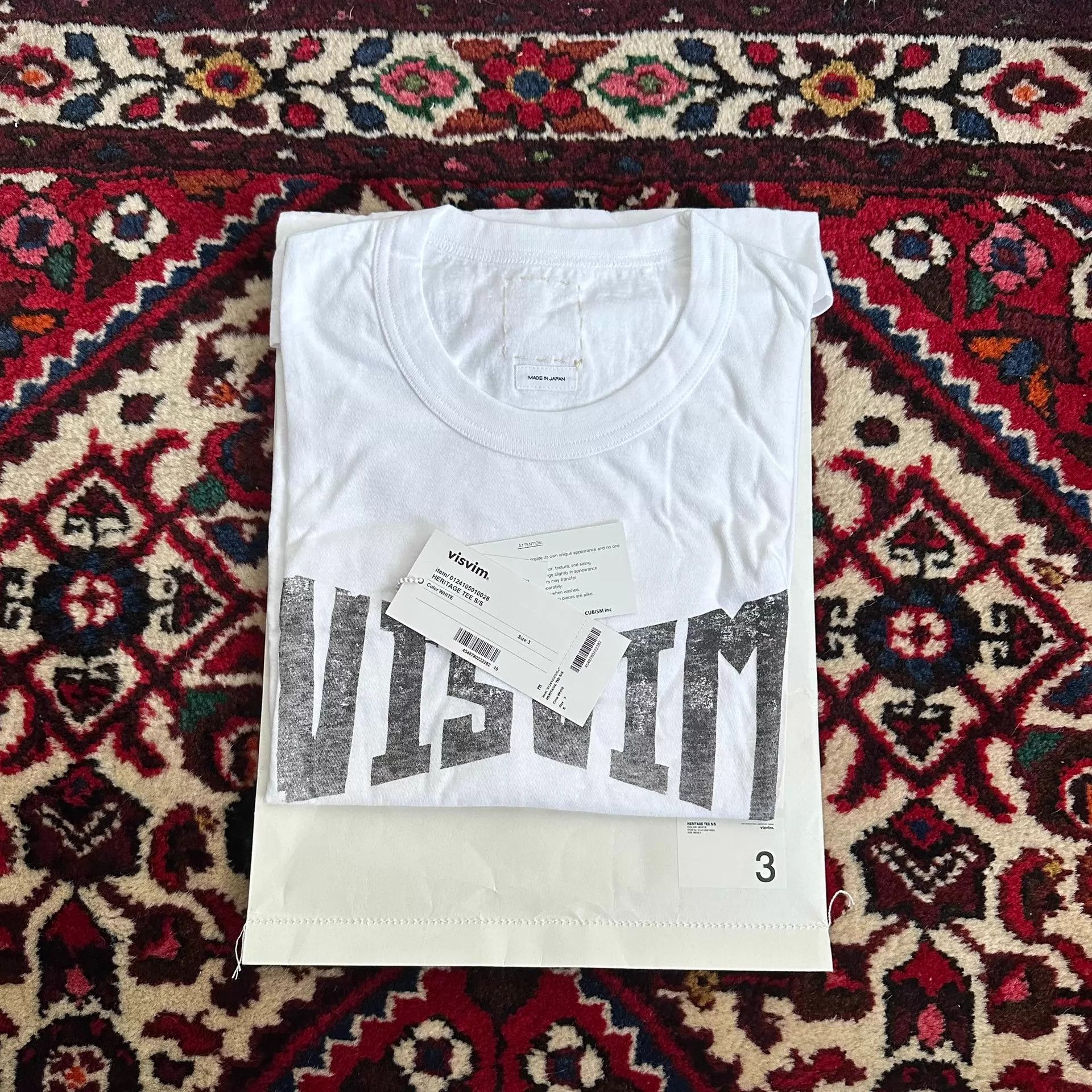 Visvim visvim 24SS HERITAGE TEE S/S Short Tee Size 3 New Size US L / EU 52-54 / 3 - 1 Thumbnail