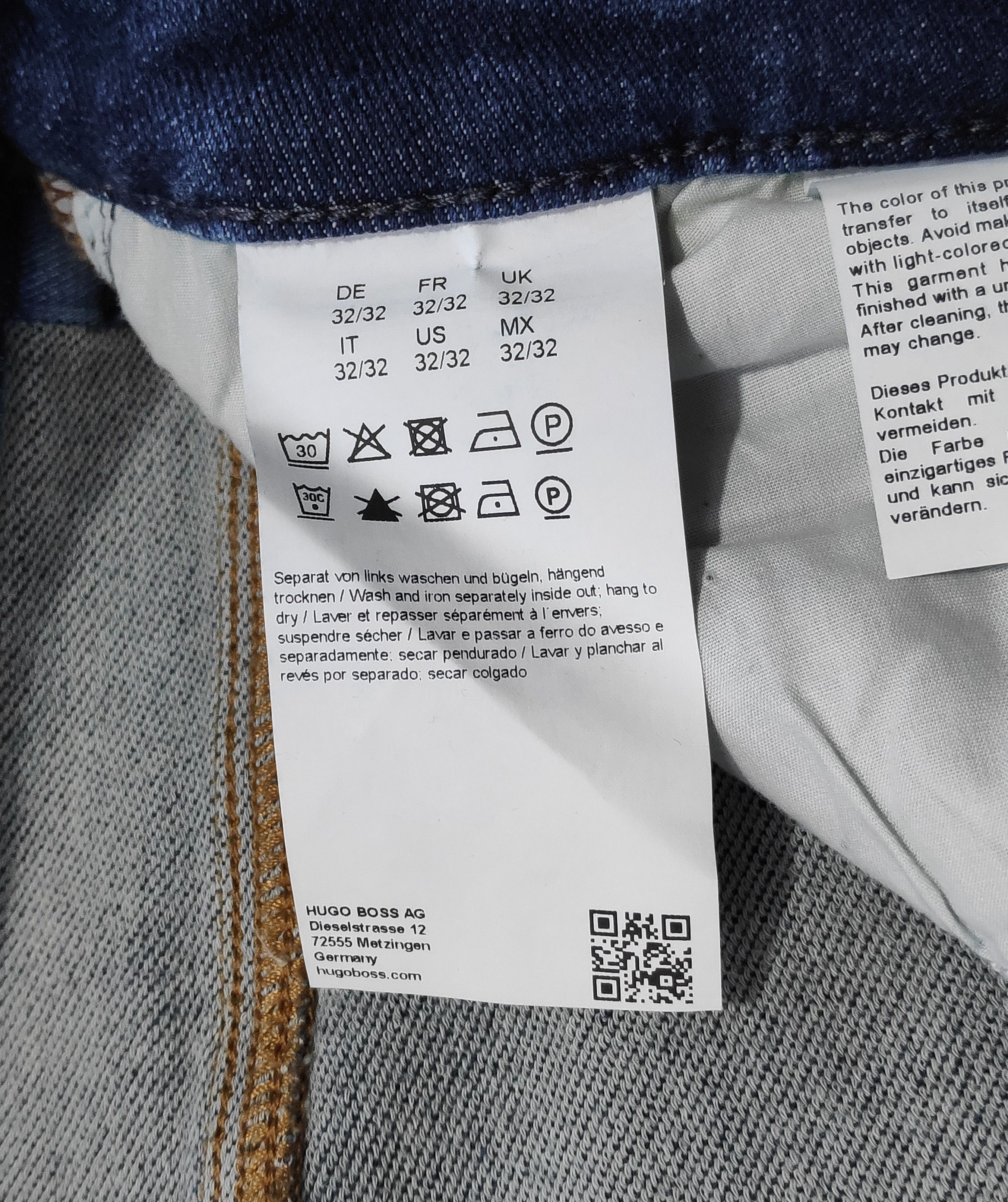 Hugo Boss Hugo Boss 020 Delaware Slim Fit Soft Knit Denim Jeans sz W32 Size US 32 / EU 48 - 11 Thumbnail