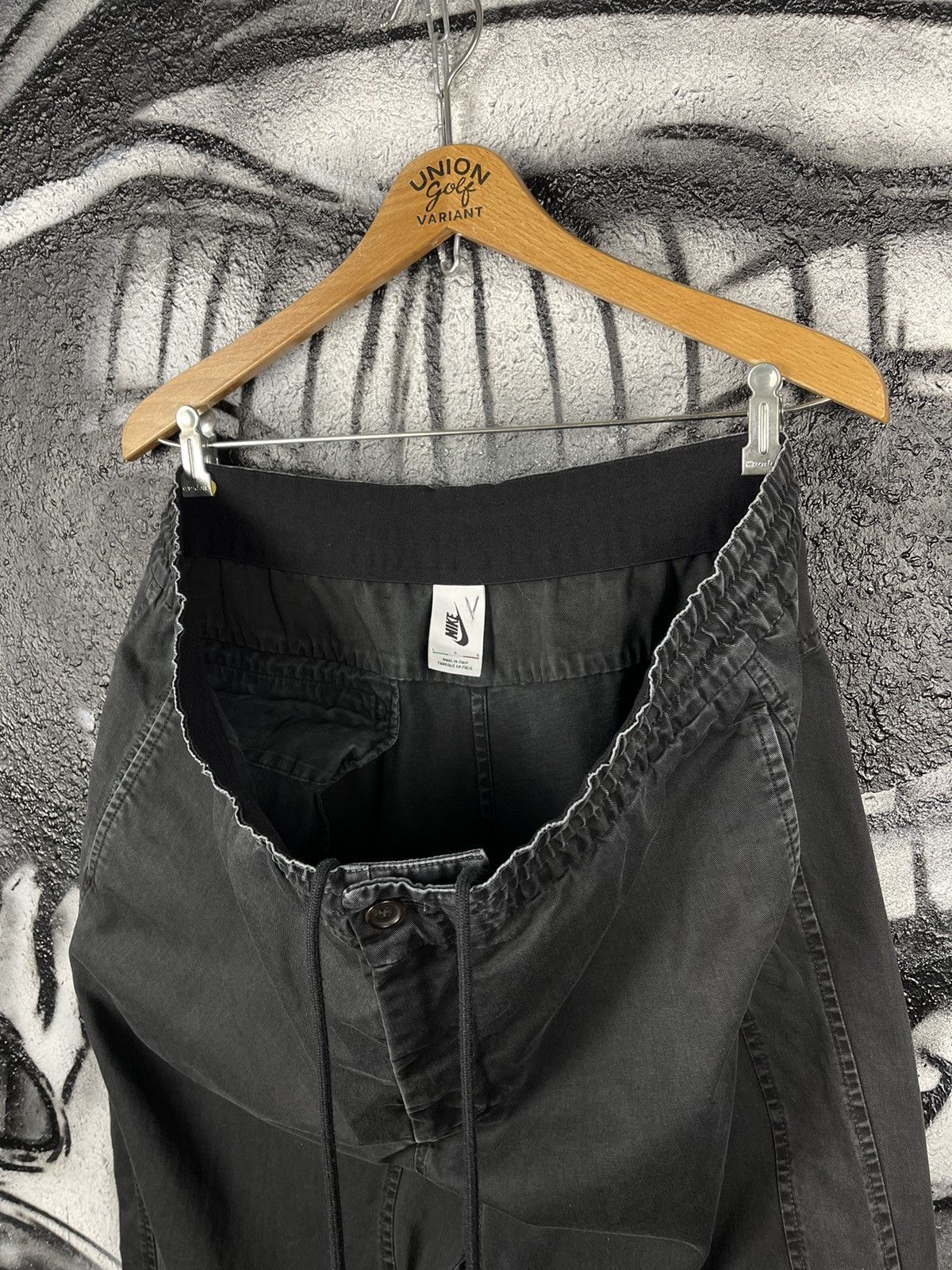 Nike Nike Lab Woven Faded Black Italian Jogger Pants Men’s Size L Size US 36 / EU 52 - 2 Thumbnail