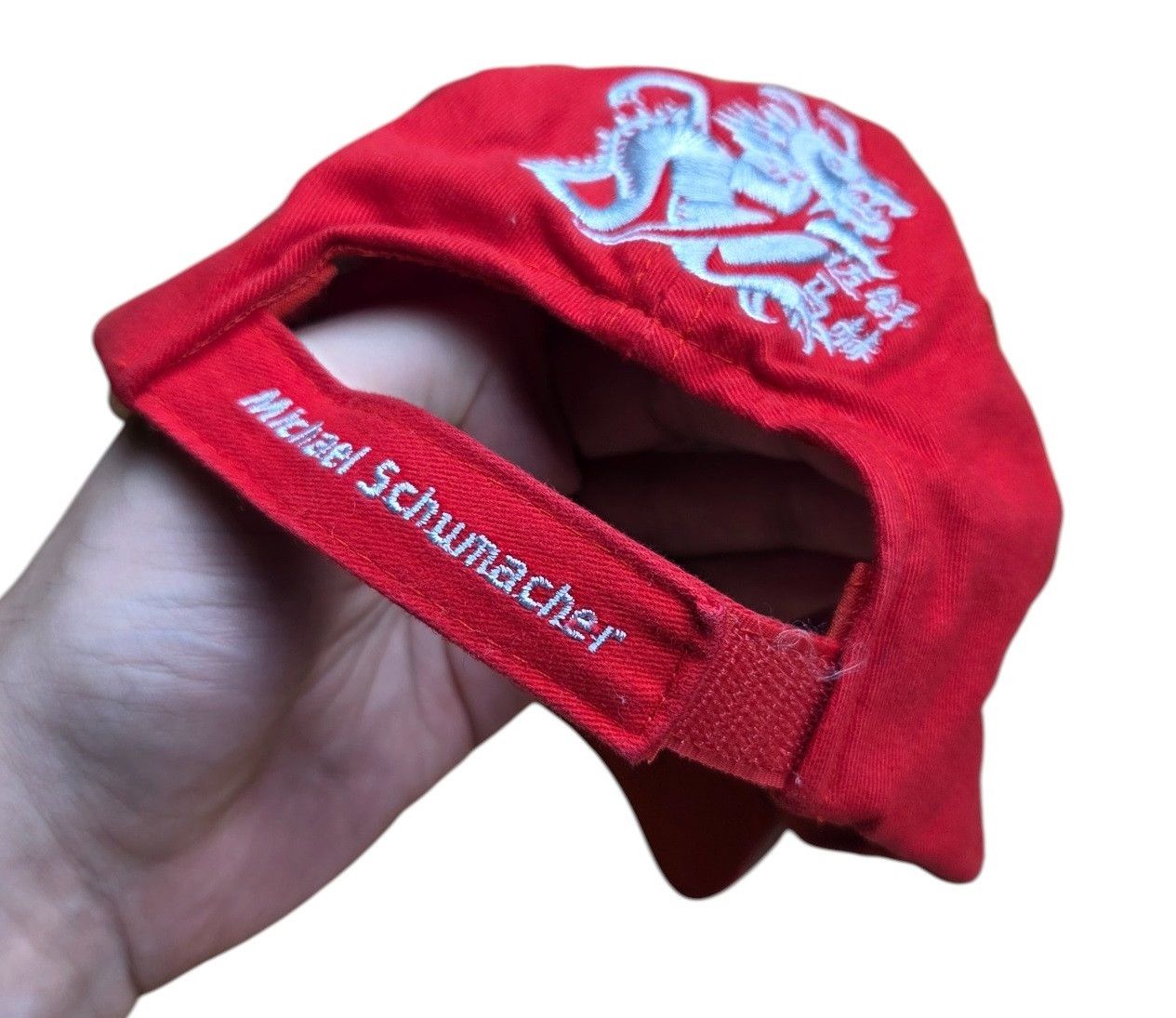 Ferrari Ferrari Michael Schumacher F1 World Champion Vintage Cap Size ONE SIZE - 3 Thumbnail