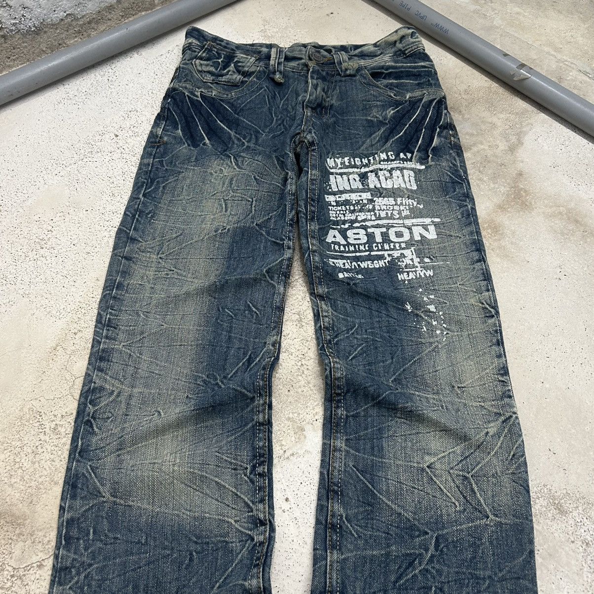 If Six Was Nine ASM jeans clawn marks streetwear jeans Size US 29 - 3 Thumbnail