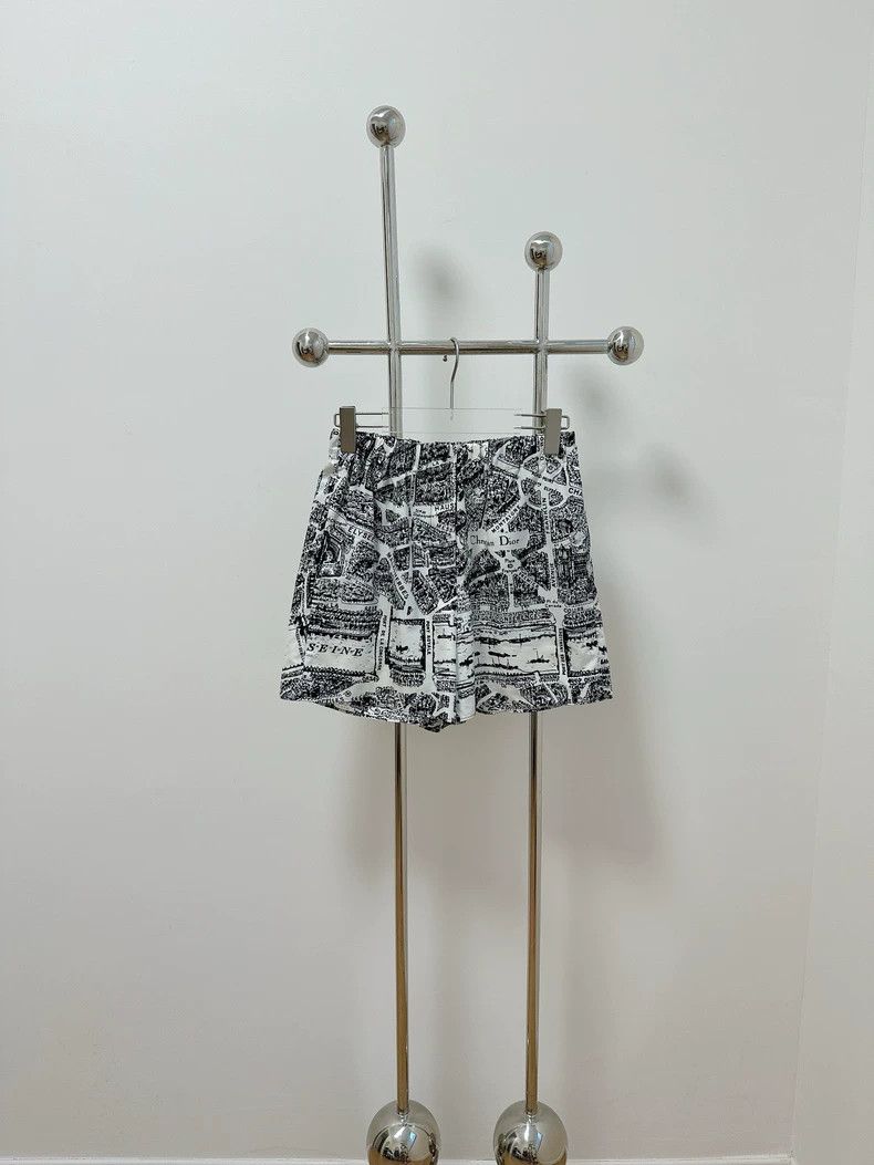 Dior Dior Paris map printed shorts Size 42" / US 20 - 1 Thumbnail