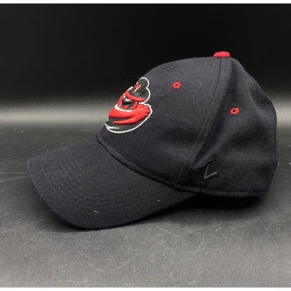 Zephyr Zephyr Brand Black Texas Tech Fitted Hat 7 1/4 Embroidery R Size ONE SIZE - 9 Thumbnail