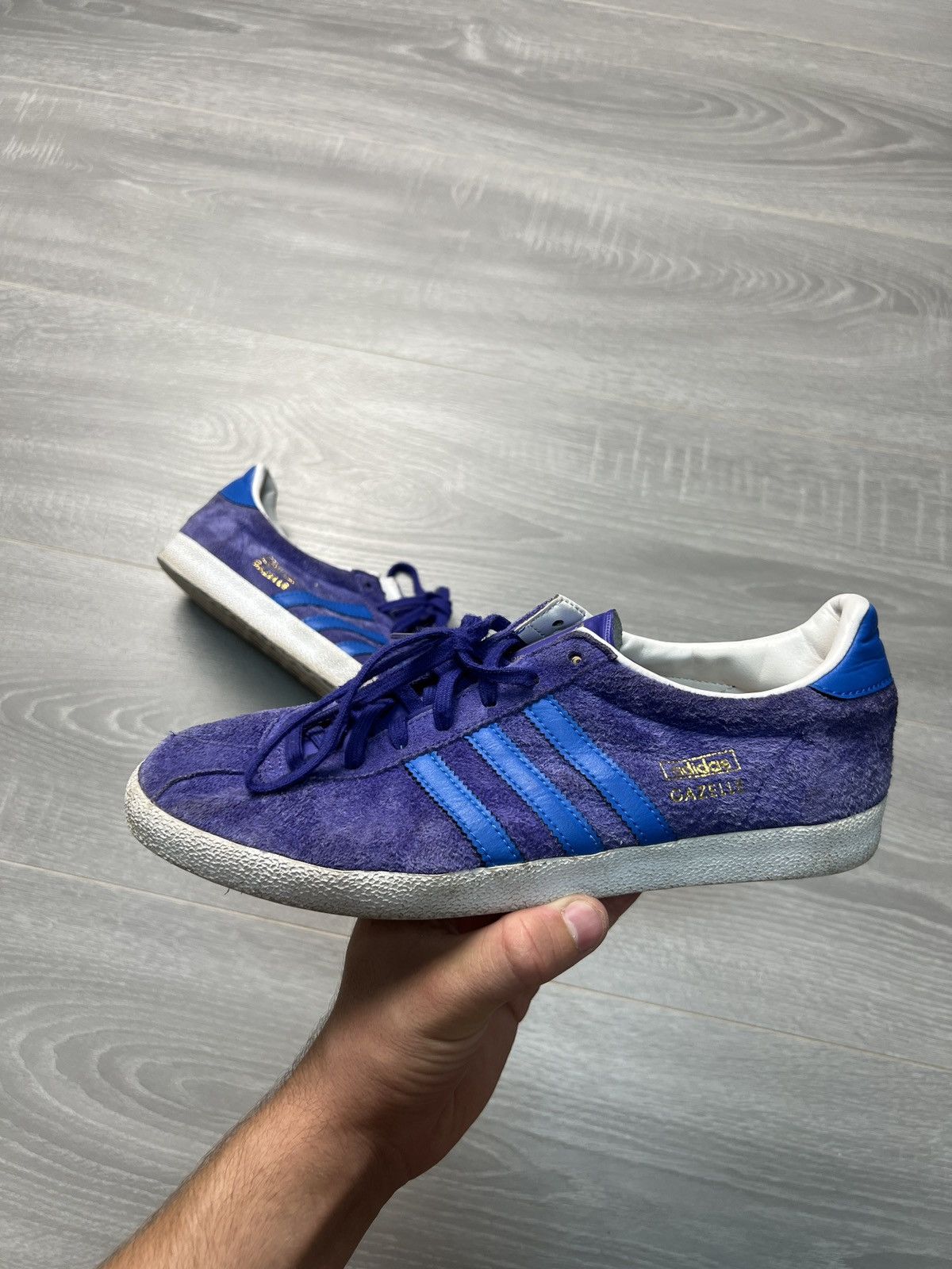 Adidas × Vintage Mens Vintage Adidas Gazelle Low top sneakers y2k rare OG Size US 7.5 / EU 40-41 - 1 Thumbnail