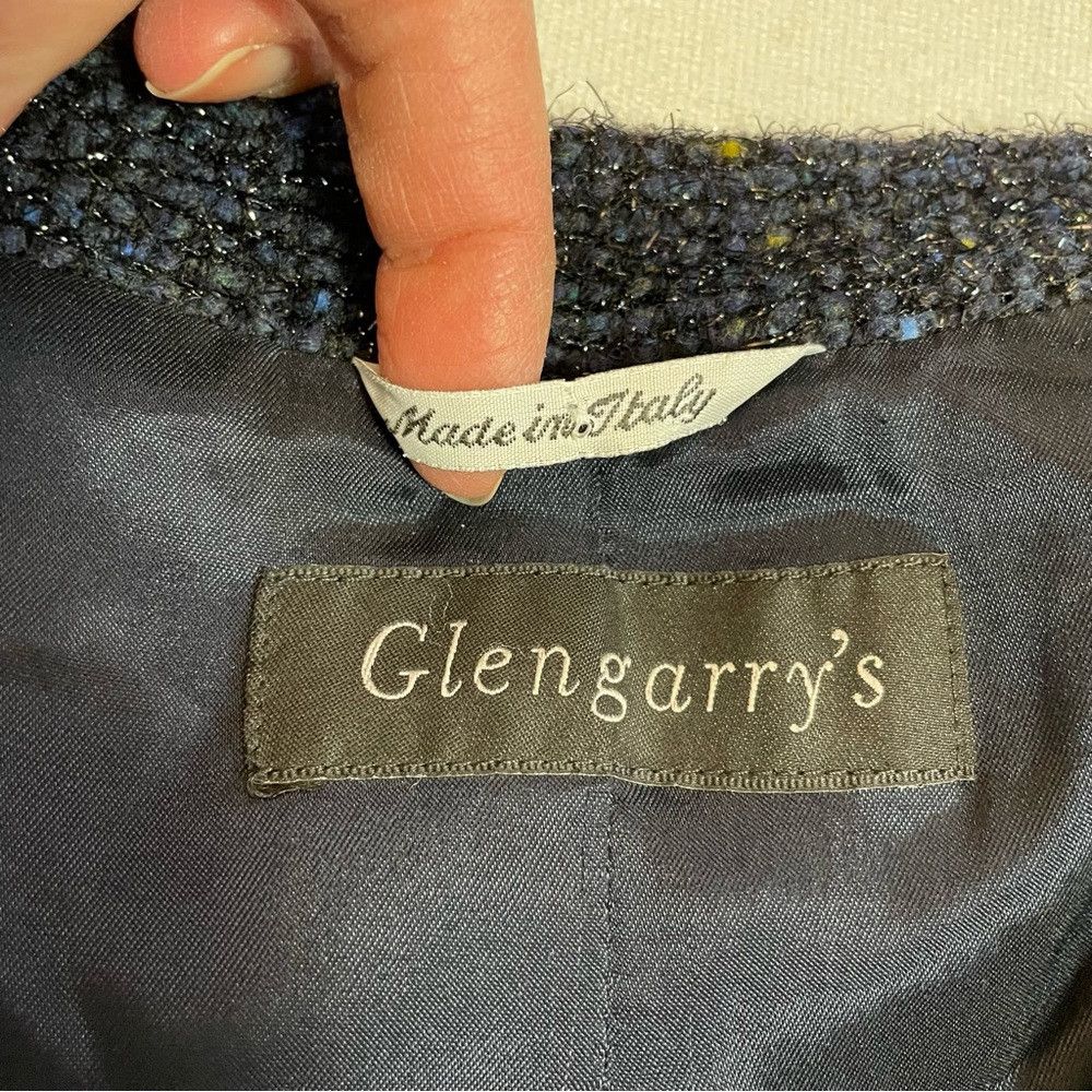 Other Glengarry's Wool Tweed Navy Blazer Made In Italy Size L Size L / US 10 / IT 46 - 4 Thumbnail