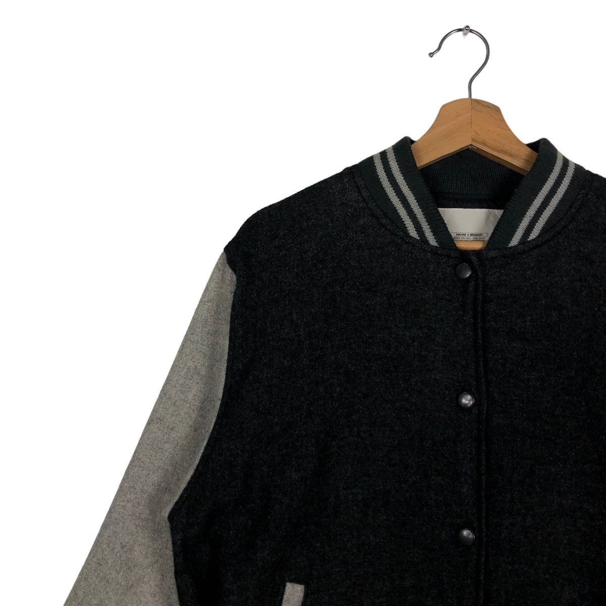 Japanese Brand 🔥90’s World Worth Vintage Varsity Jacket Issey Miyake Size US L / EU 52-54 / 3 - 5 Thumbnail