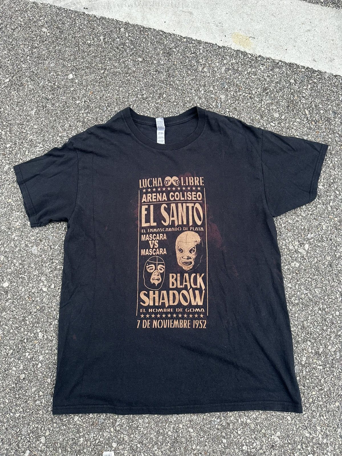 Vintage × WWF Vintage Mascara Black Shadow Tshirt Size US L / EU 52-54 / 3 - 1 Thumbnail