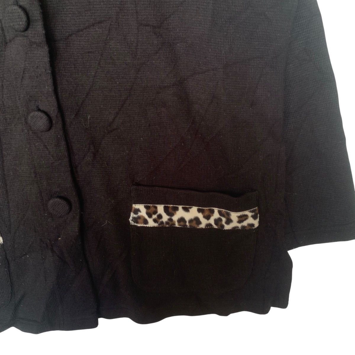 Vintage Vintage IDEE Made In ITALY Wool Designer Pocket Sweatshirt Size US XL / EU 56 / 4 - 5 Thumbnail