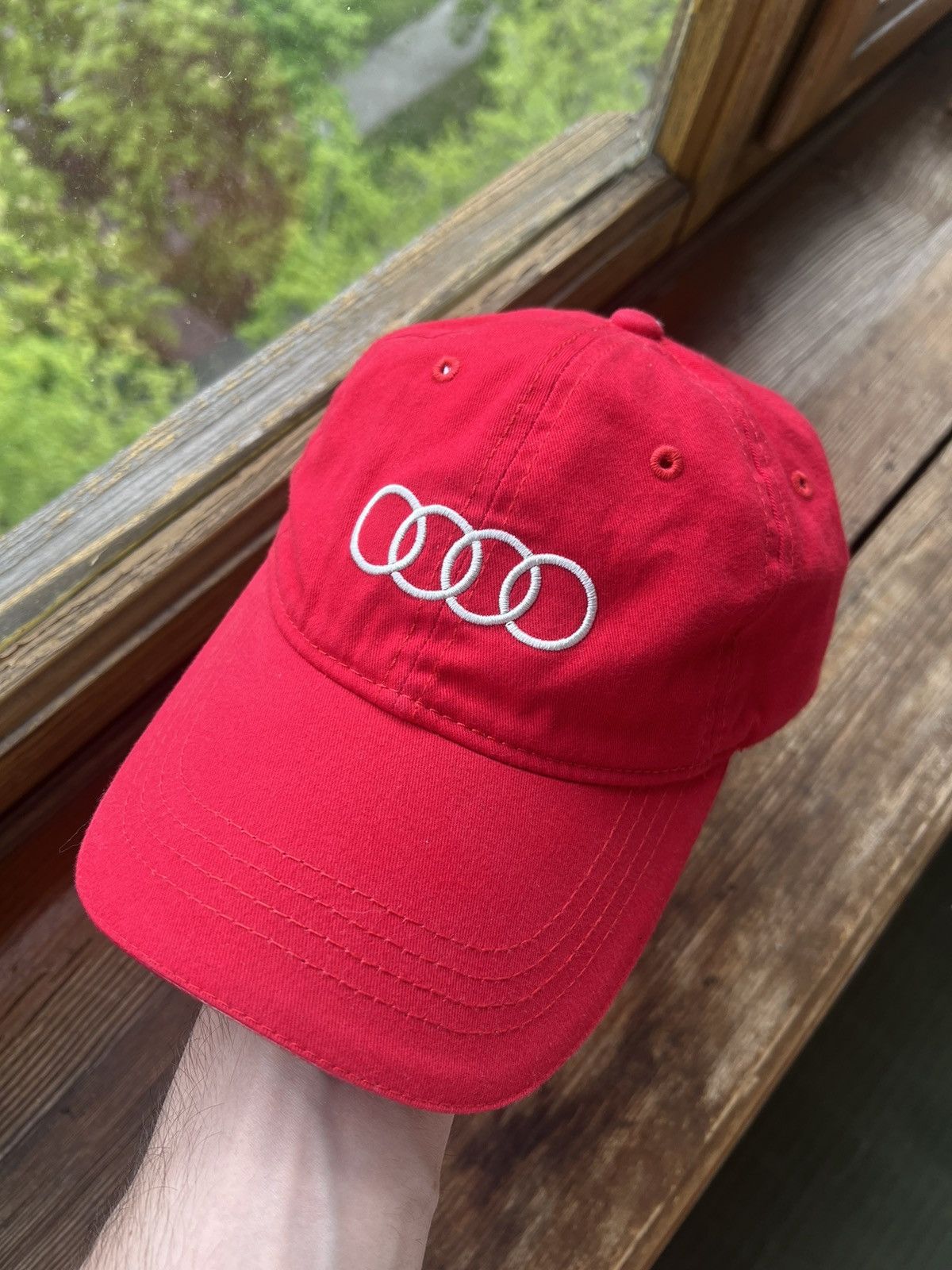 Audi Vintage Hat Racing Audi Cap 90s Y2K Size ONE SIZE - 2 Thumbnail