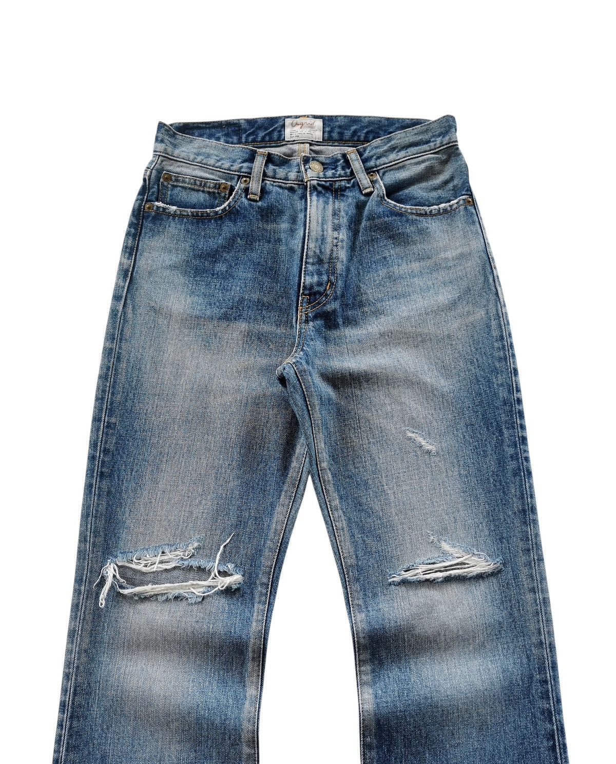Takahiromiyashita The Soloist. Ungrid Flare Distressed Jeans Size US 27 - 2 Thumbnail