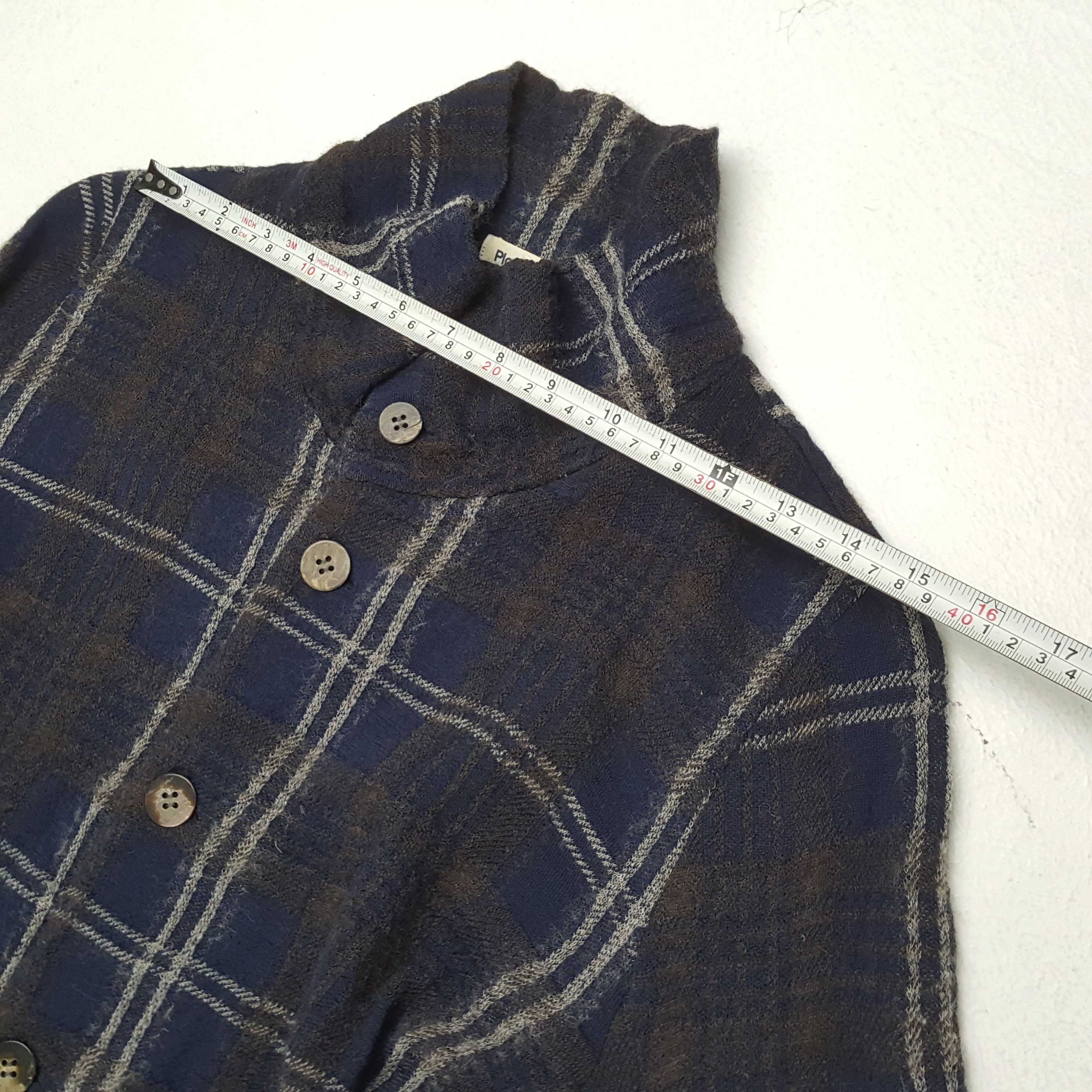 Issey Miyake × Japanese Brand × Vintage PLANTATION by Issey Miyake Japanese Designer Fleece Shirt Size M / US 6-8 / IT 42-44 - 4 Thumbnail