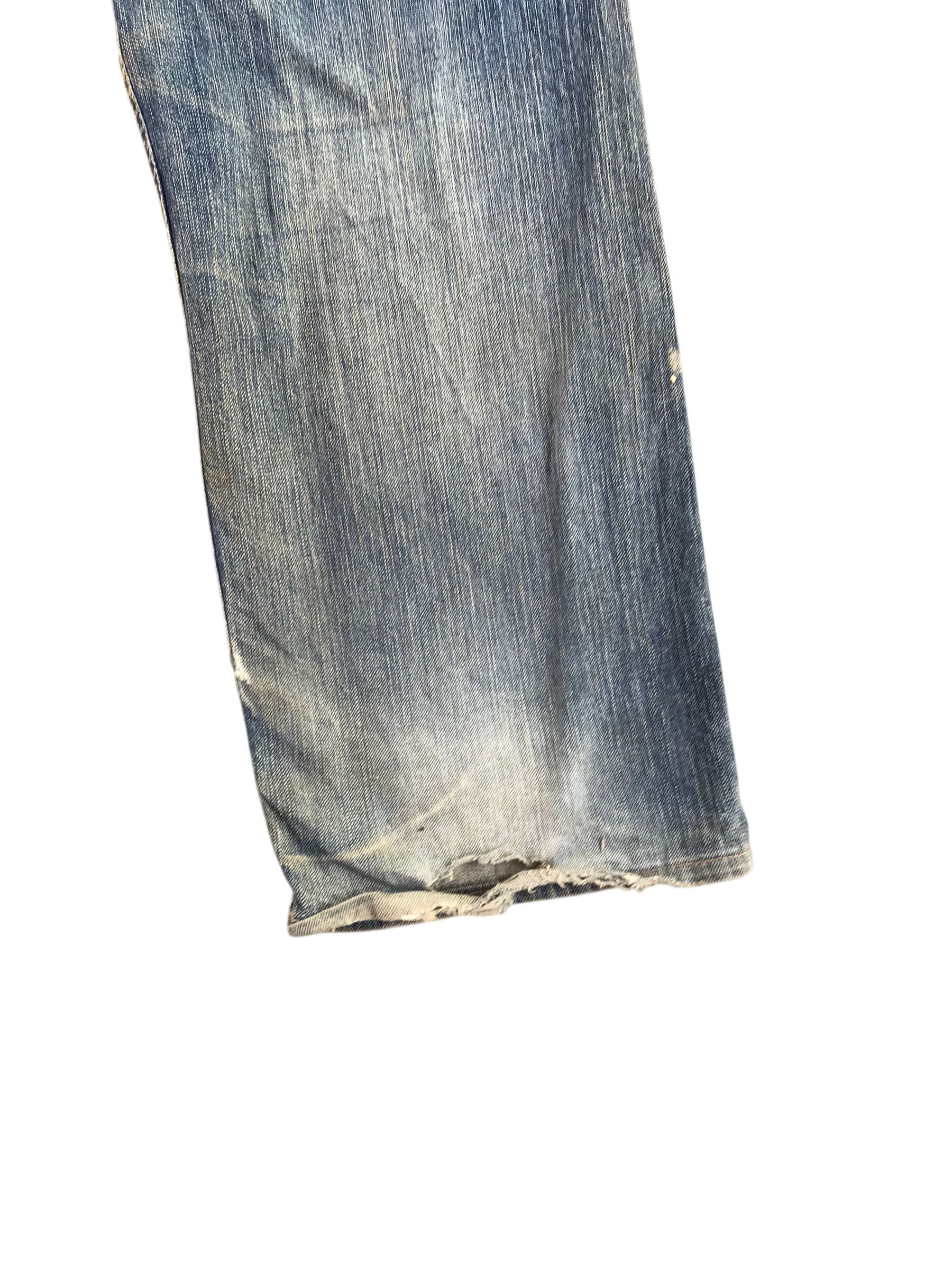 Tornado Mart Vtg 90s Edwin Japan Distressed Denim-Size 35-14th addiction Size US 35 - 6 Thumbnail