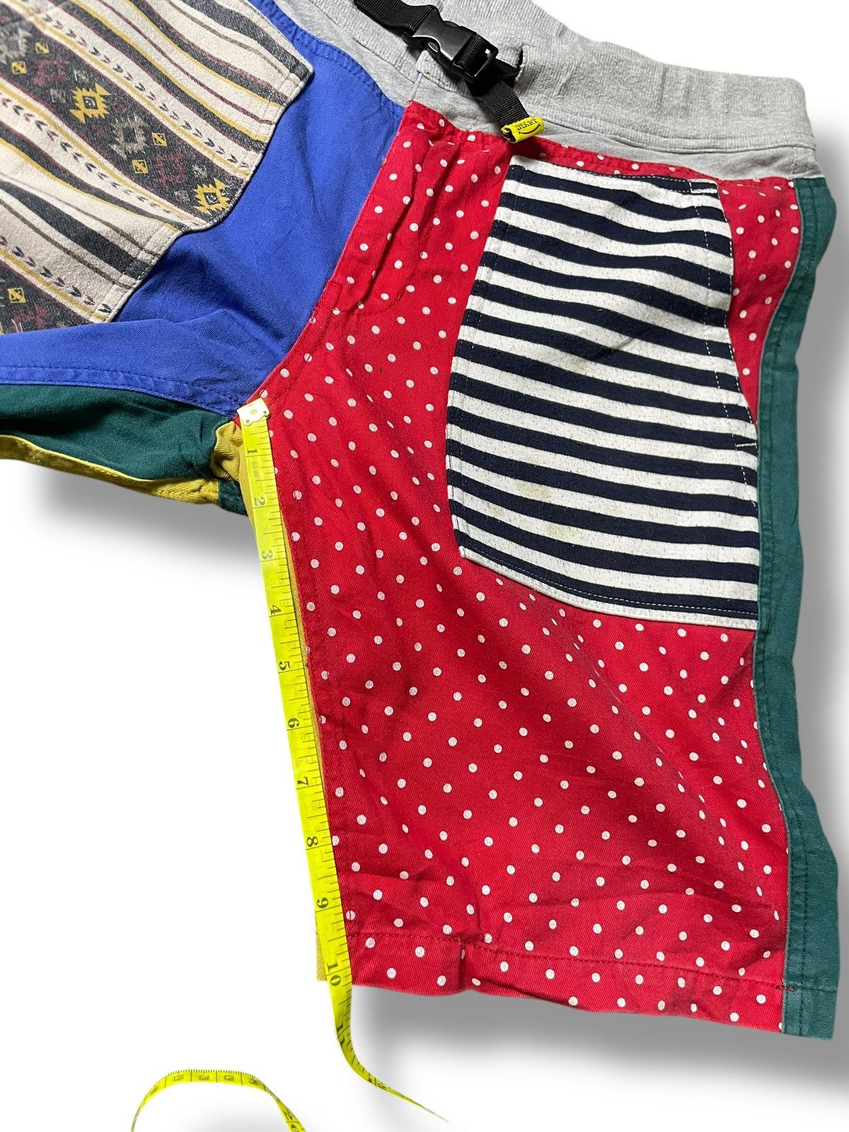 Designer × Japanese Brand UP Start Brand Colourblock Shorts (65) Size US 34 / EU 50 - 12 Thumbnail