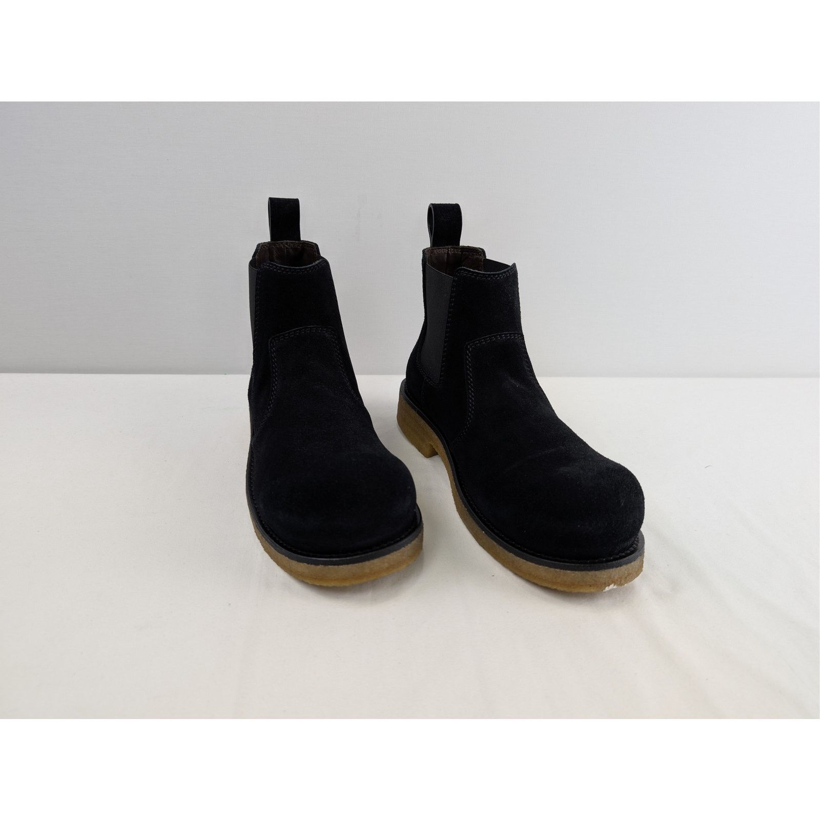 Bottega Veneta o1rshd1 Deep Nubuck Helium Ankle Boots in Black Size US 10 / EU 43 - 6 Thumbnail