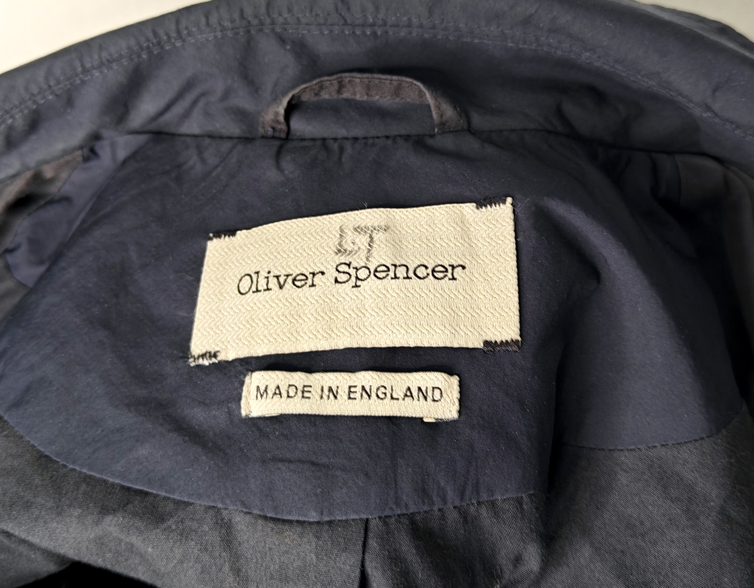 Oliver Spencer Oliver Spencer navy blue zip-up windbreaker bomber jacket Size US M / EU 48-50 / 2 - 5 Thumbnail