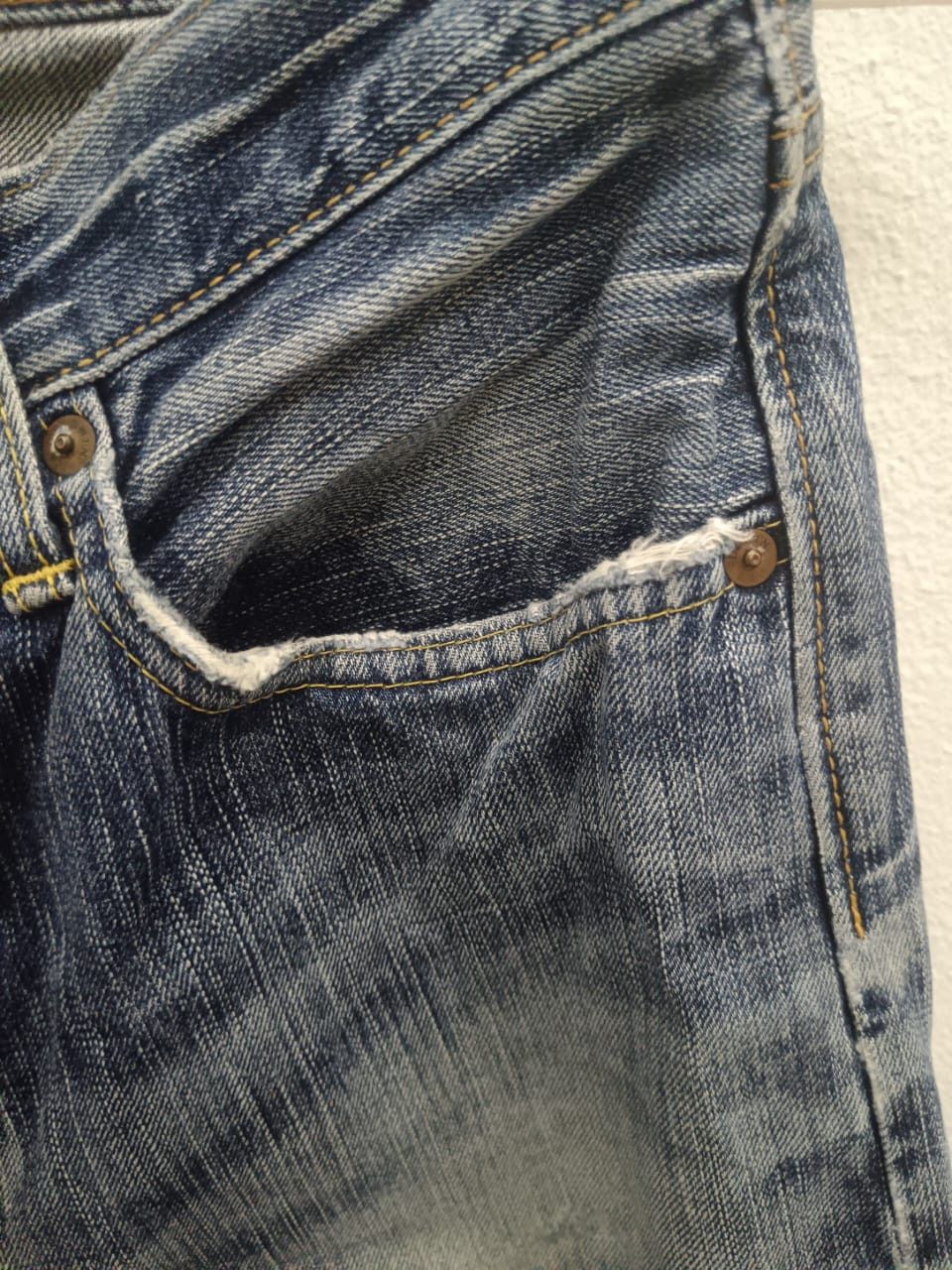 Edwin 💥BEST OFFER💥EDWIN EXCLUSIVE JAPANESE DISTRESSED DENIM Size US 30 / EU 46 - 8 Thumbnail