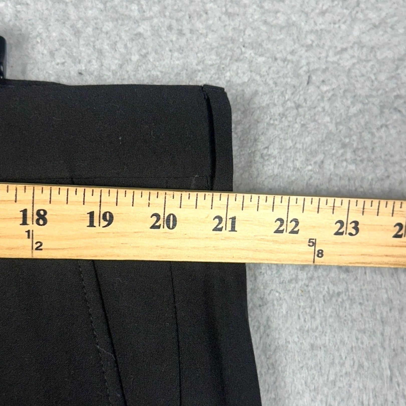 Vintage J. Ferrar Pants Mens 40X34 Black Dress Classic Fit Straight Flat Front Size US 40 / EU 56 - 4 Thumbnail
