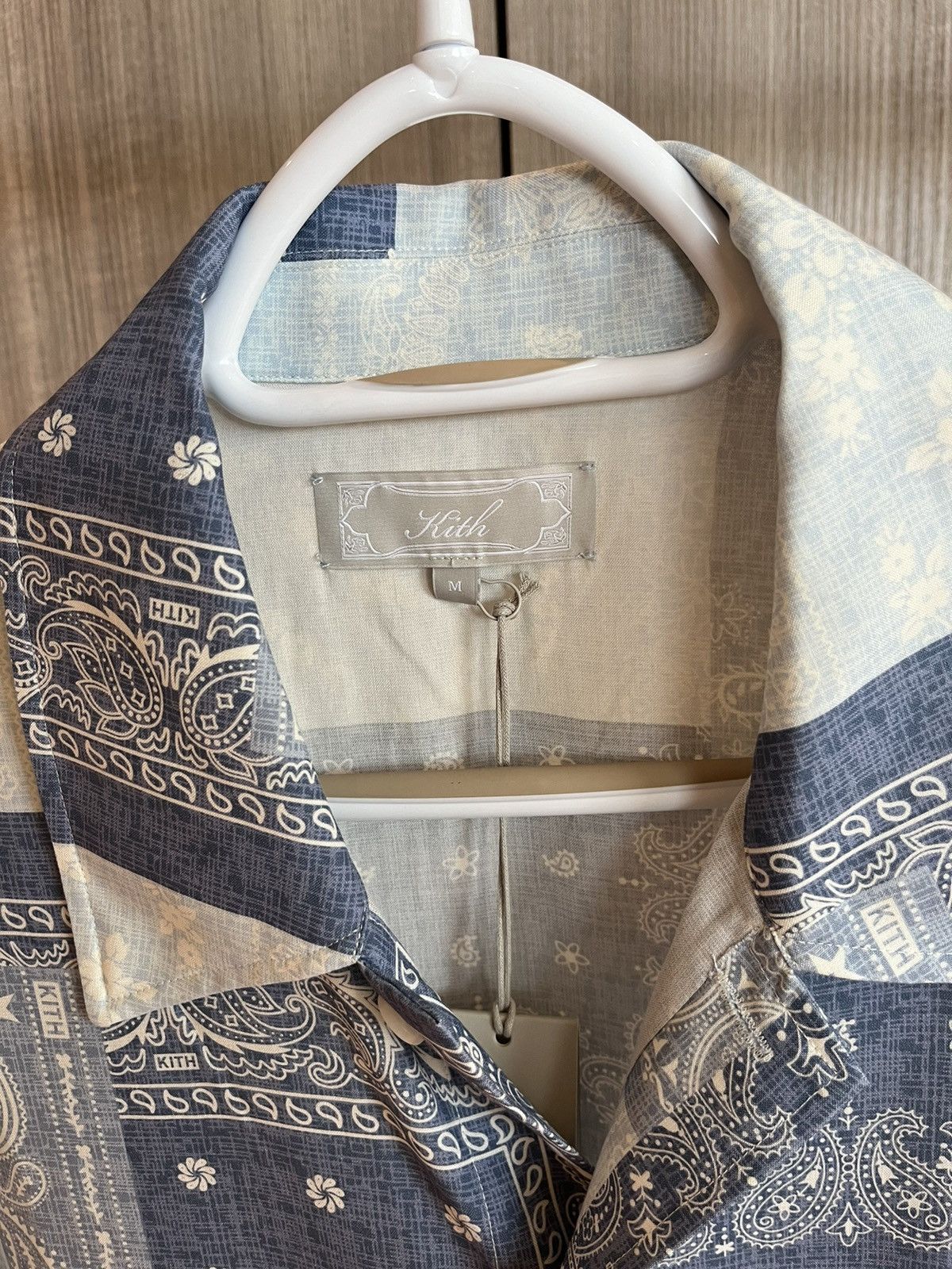 Kith Kith Washed Blue Paisley Boxy Collared Oversized LS Size US M / EU 48-50 / 2 - 2 Thumbnail
