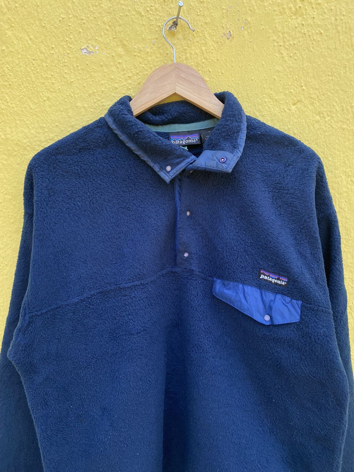 Patagonia Vintage Patagonia fleece half button jacket Size US M / EU 48-50 / 2 - 5 Thumbnail