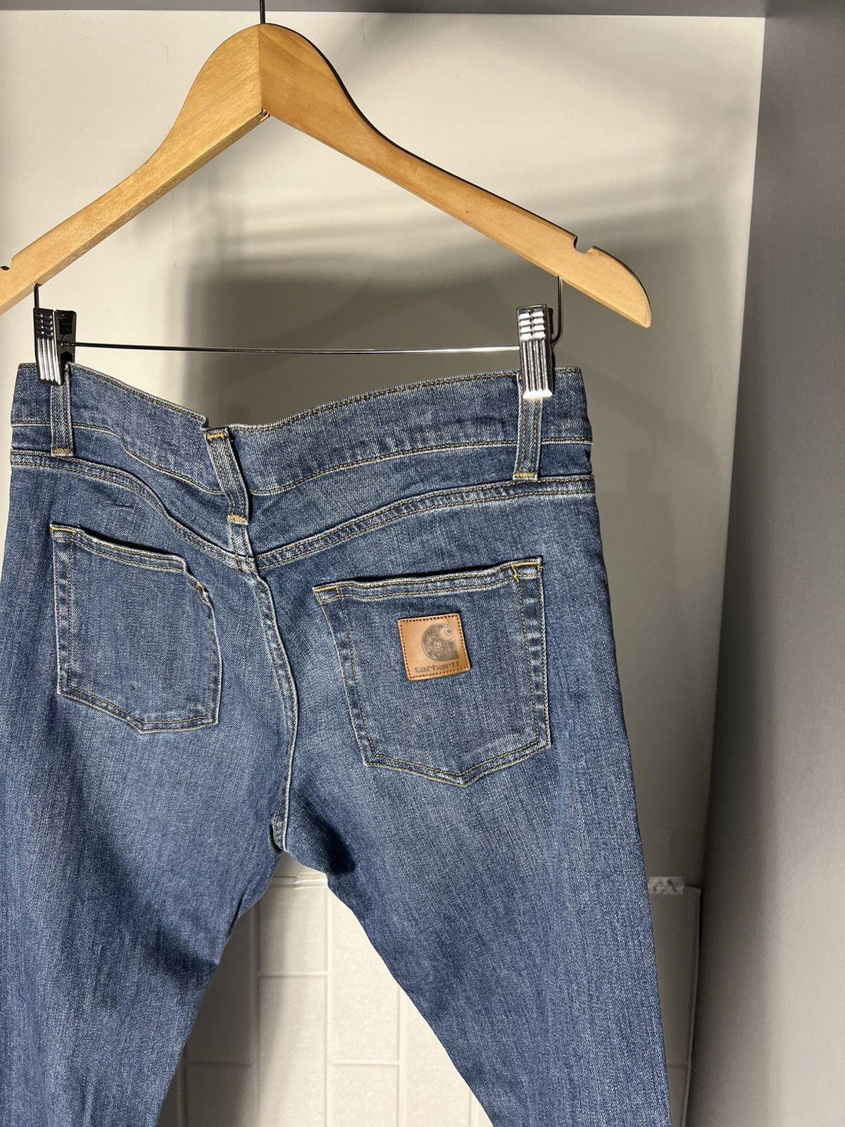 Carhartt VINTAGE CARHARTT WIP REBEL SKINNY DENIM JEANS CASUAL Y2K 90s Size US 30 / EU 46 - 12 Thumbnail