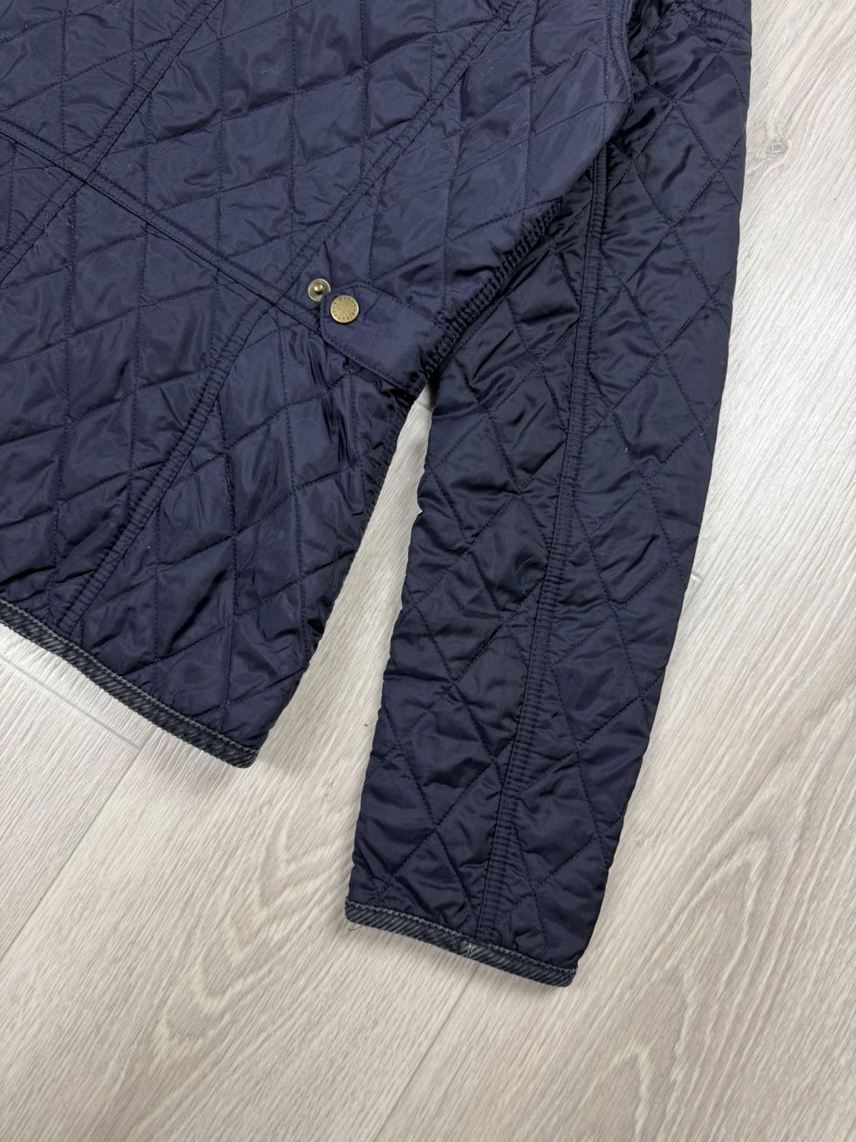 Barbour Barbour International Women Navy Polarquilted Jacket Size 10 Size L / US 10 / IT 46 - 10 Thumbnail