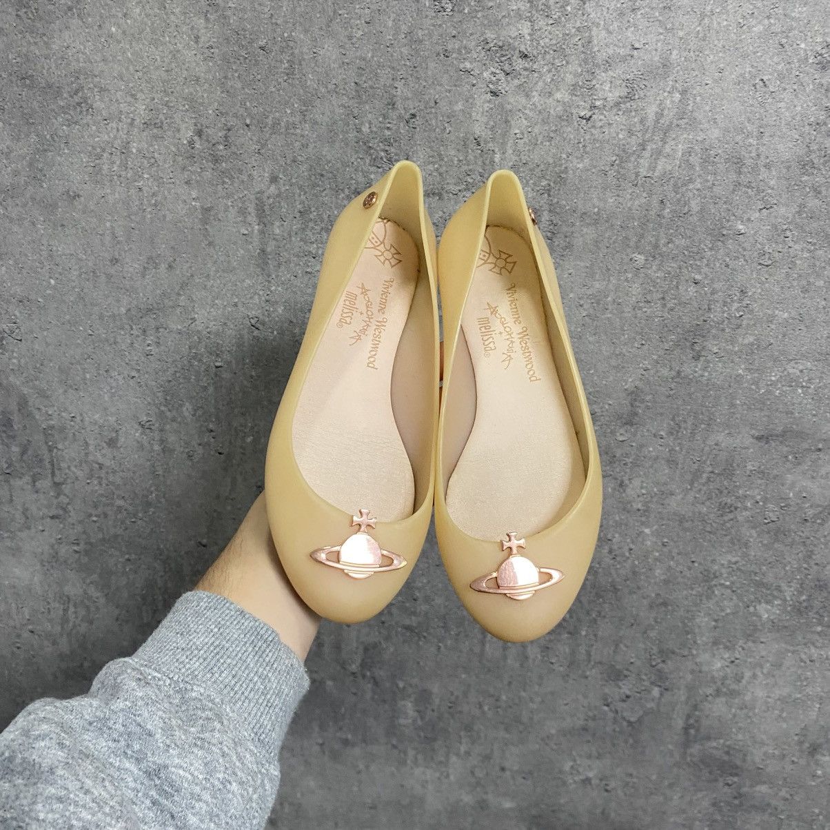 Melissa × Vivienne Westwood Vivienne Westwood Melissa Ballet Flats Anglomania Size US 8 / IT 38 - 3 Thumbnail