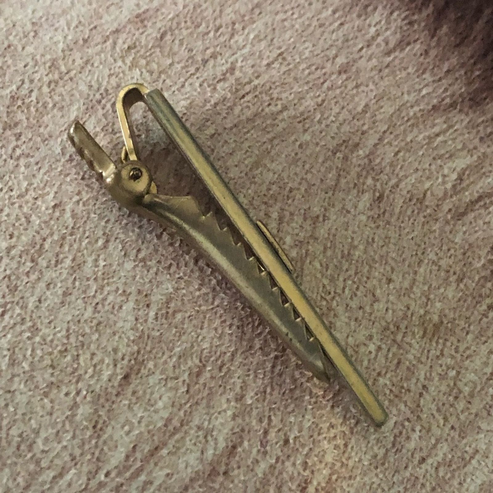 Vintage Vintage men’s Anson signed gold and silver tie bar clip Size ONE SIZE - 2 Thumbnail