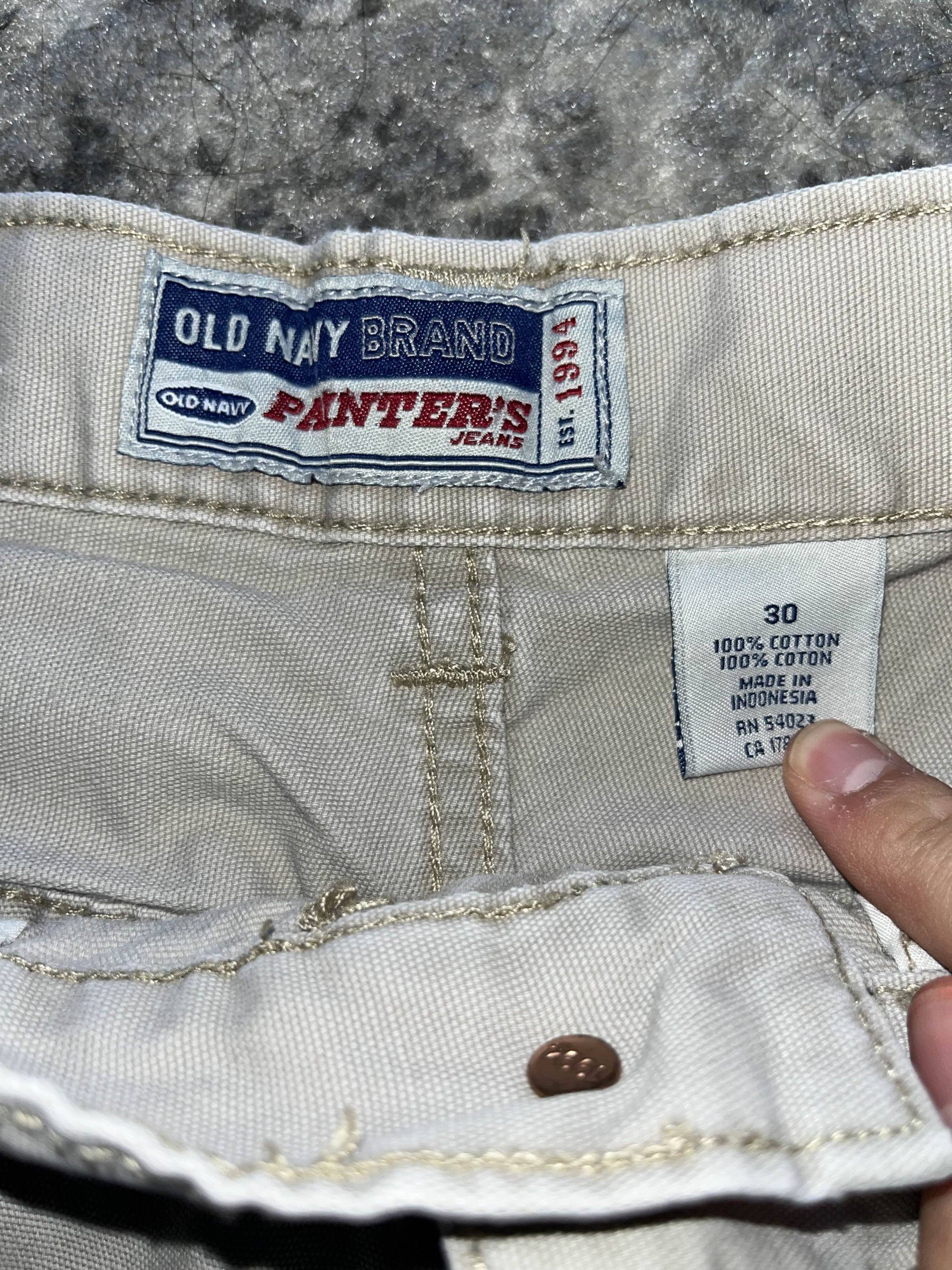 Old Navy Y2K Old Navy Painters Cargo Shorts Size US 26 / EU 42 - 5 Thumbnail