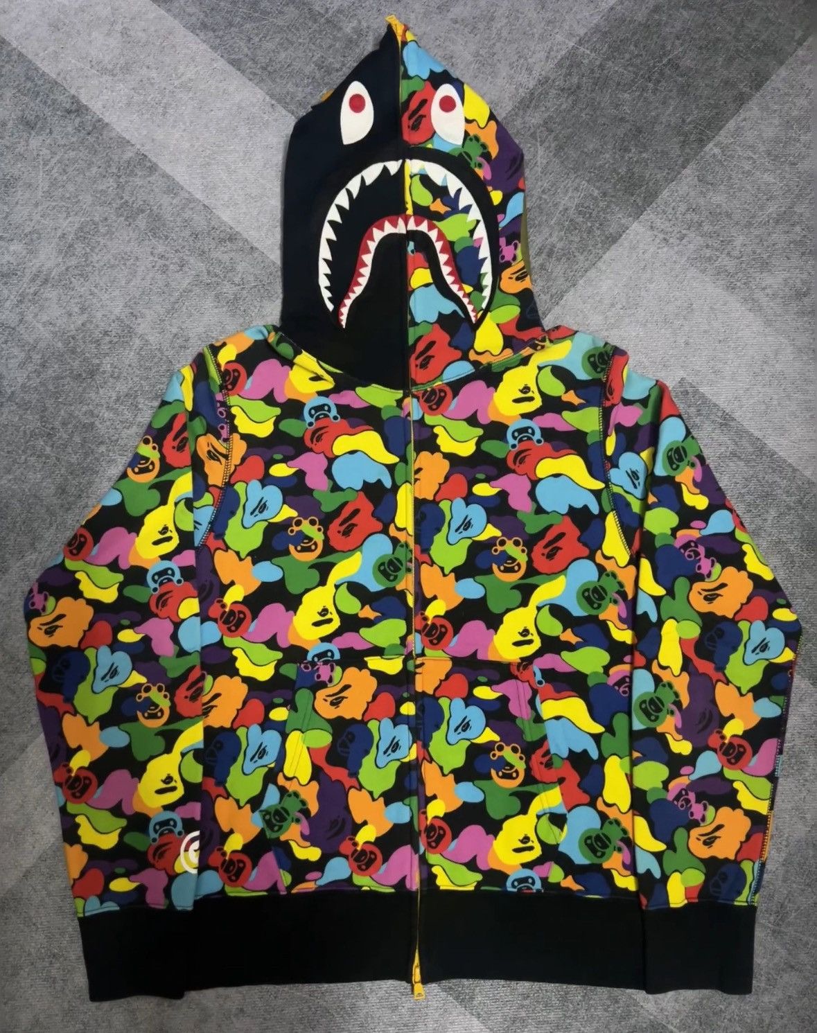 Bape BAPE CAMO SHARK FULL ZIP HOODIE Size US M / EU 48-50 / 2 - 1 Thumbnail