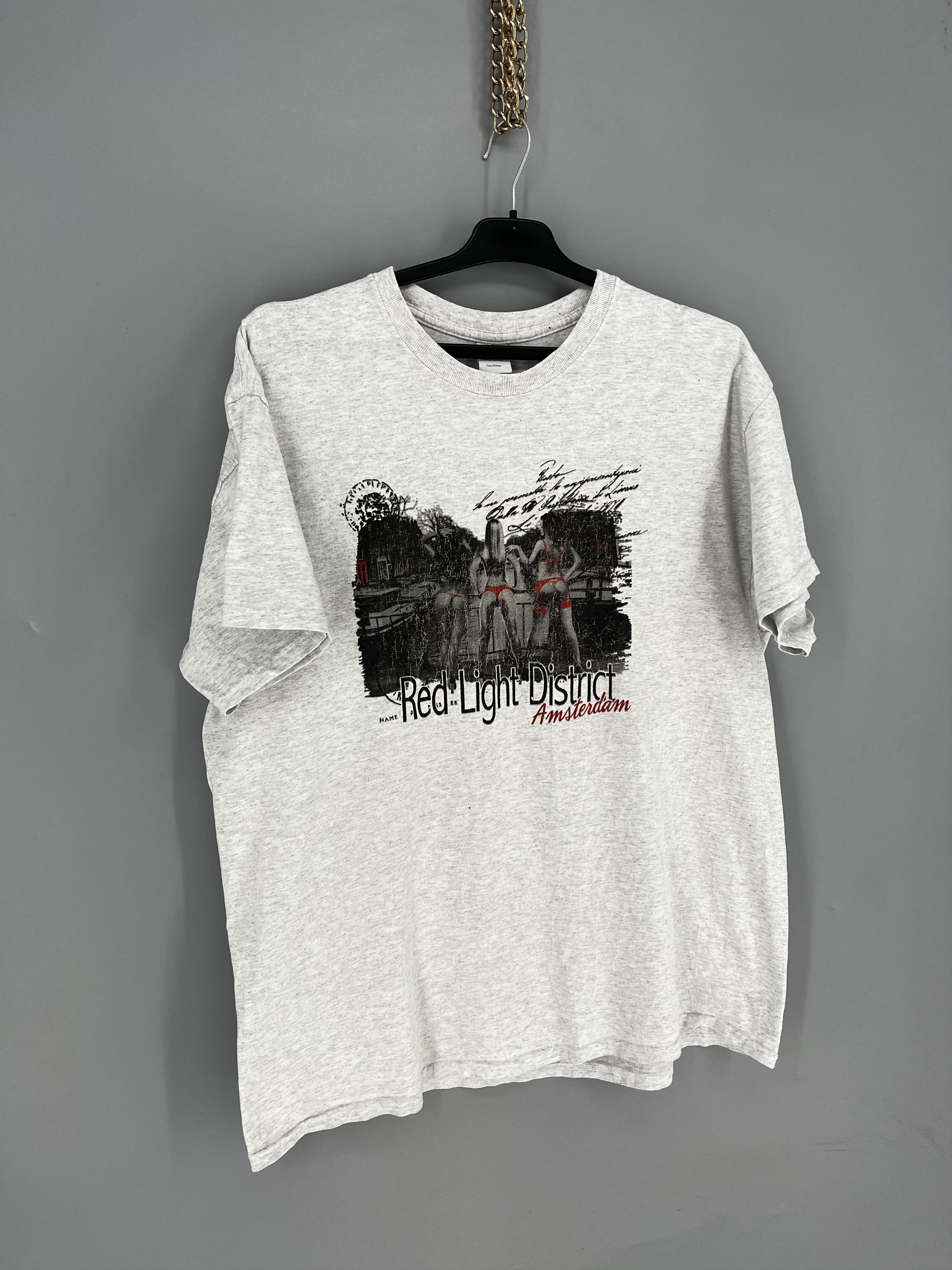 Hook-Ups Vintage 00s Amsterdam red light district graphic tee Size US XL / EU 56 / 4 - 3 Thumbnail
