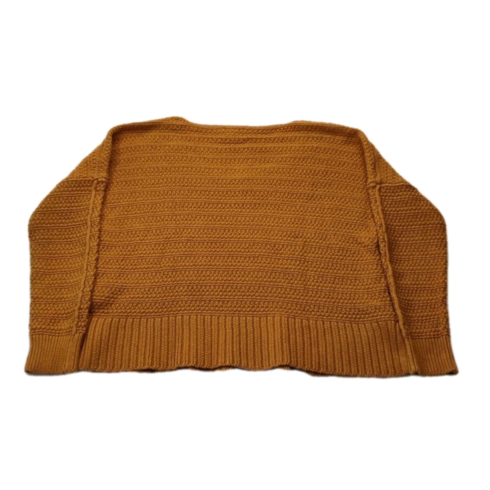 Lucky Brand Lucky Brand Sweater Shirt Women Small Brown V-Neck Knit Pullover Long Sleeve Size S / US 4 / IT 40 - 2 Thumbnail