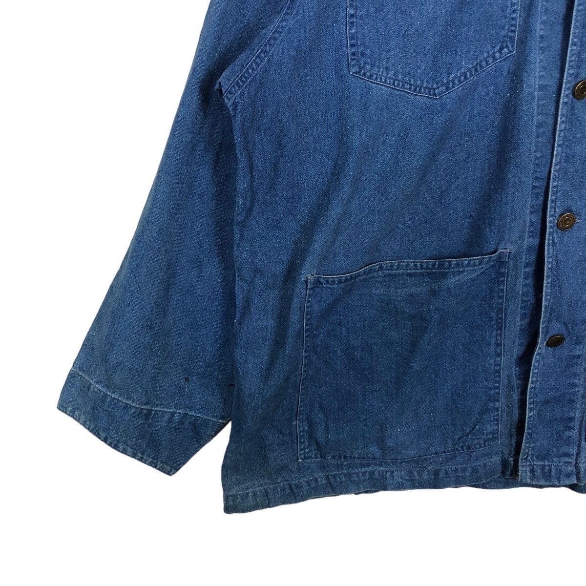 Japanese Brand 🔥90s Vintage Chore Denim Work Jacket Tomy Curt Issey Miyake Size US M / EU 48-50 / 2 - 4 Thumbnail