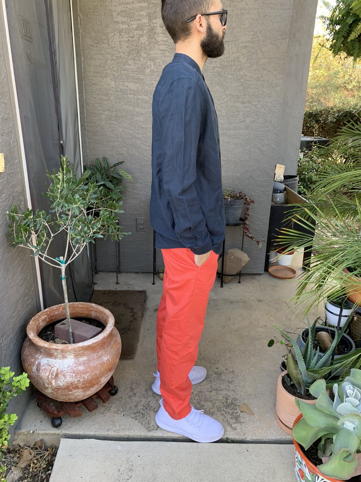 ByTheR Flat Front Trousers Size US 34 / EU 50 - 3 Thumbnail