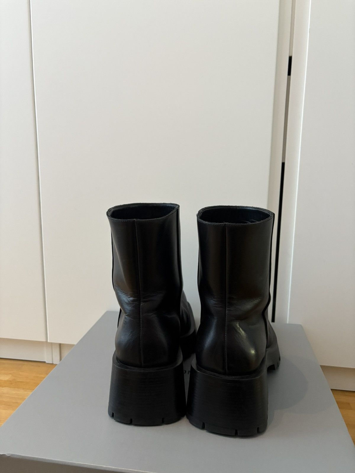 Balenciaga Balenciaga Leather Trooper Boot 42 Size US 9 / EU 42 - 4 Thumbnail