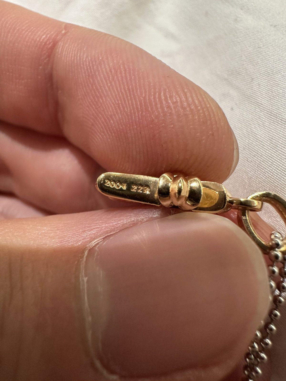 Chrome Hearts Chrome Hearts 22k Baby Fat Sapphire Size ONE SIZE - 5 Thumbnail